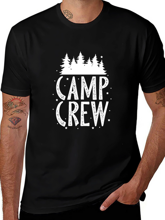 Camp Crew Graphic Tee - Outdoor Adventure T-Shirt