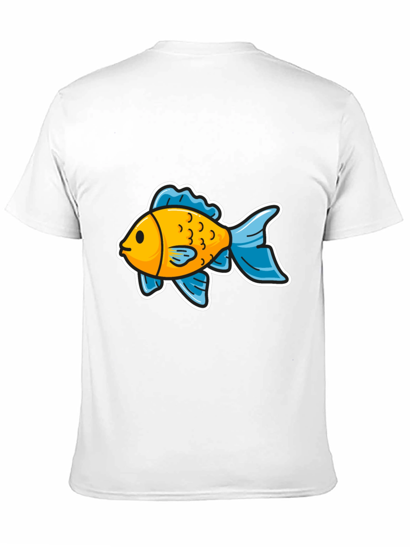 Goldfish Graphic Tee - Black Cotton Blend