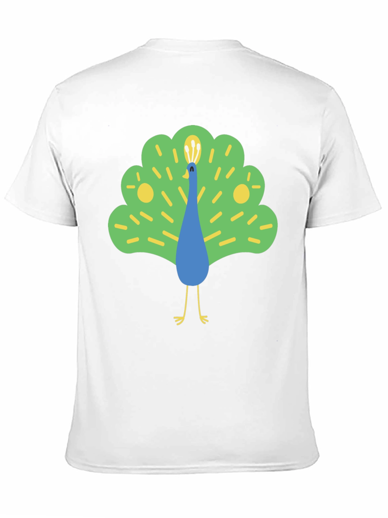 Peacock Graphic Tee - Mens Black T-Shirt