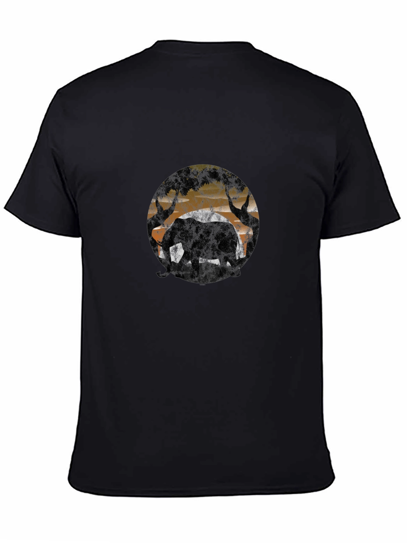 Elephant Silhouette T-Shirt - Wildlife Design