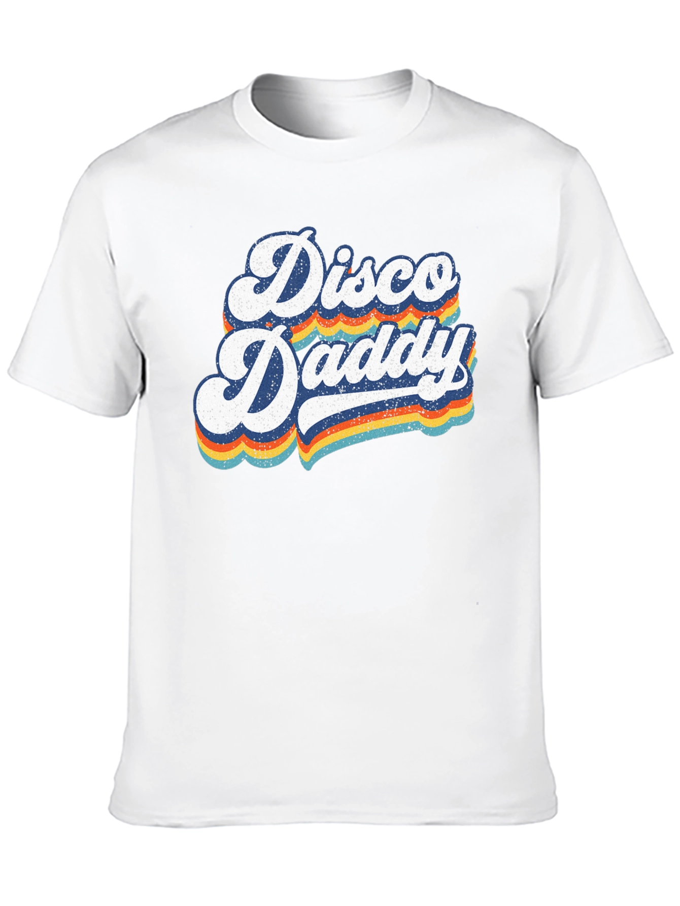Disco Daddy Retro Graphic T-Shirt - Black
