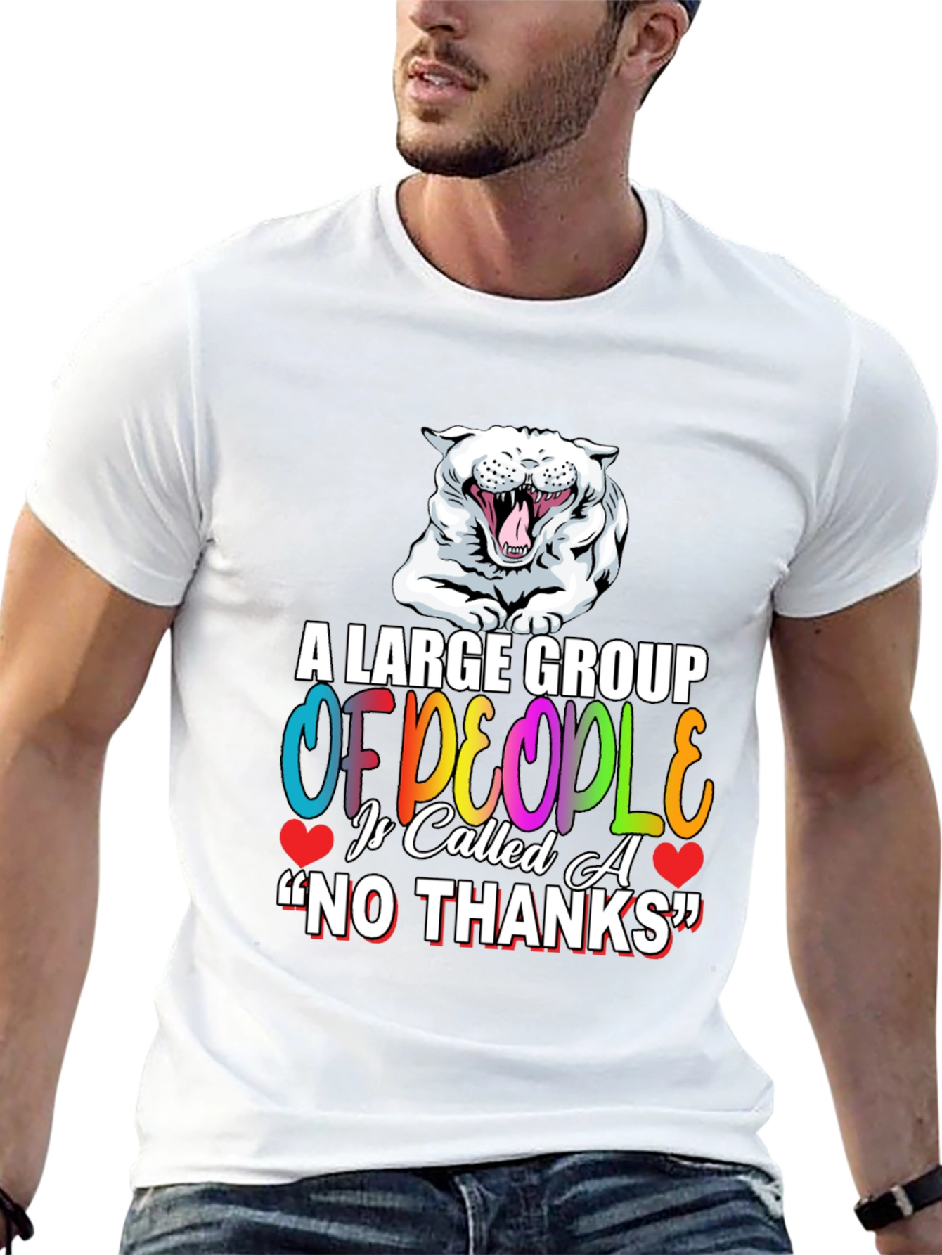 Funny No Thanks Graphic Tee