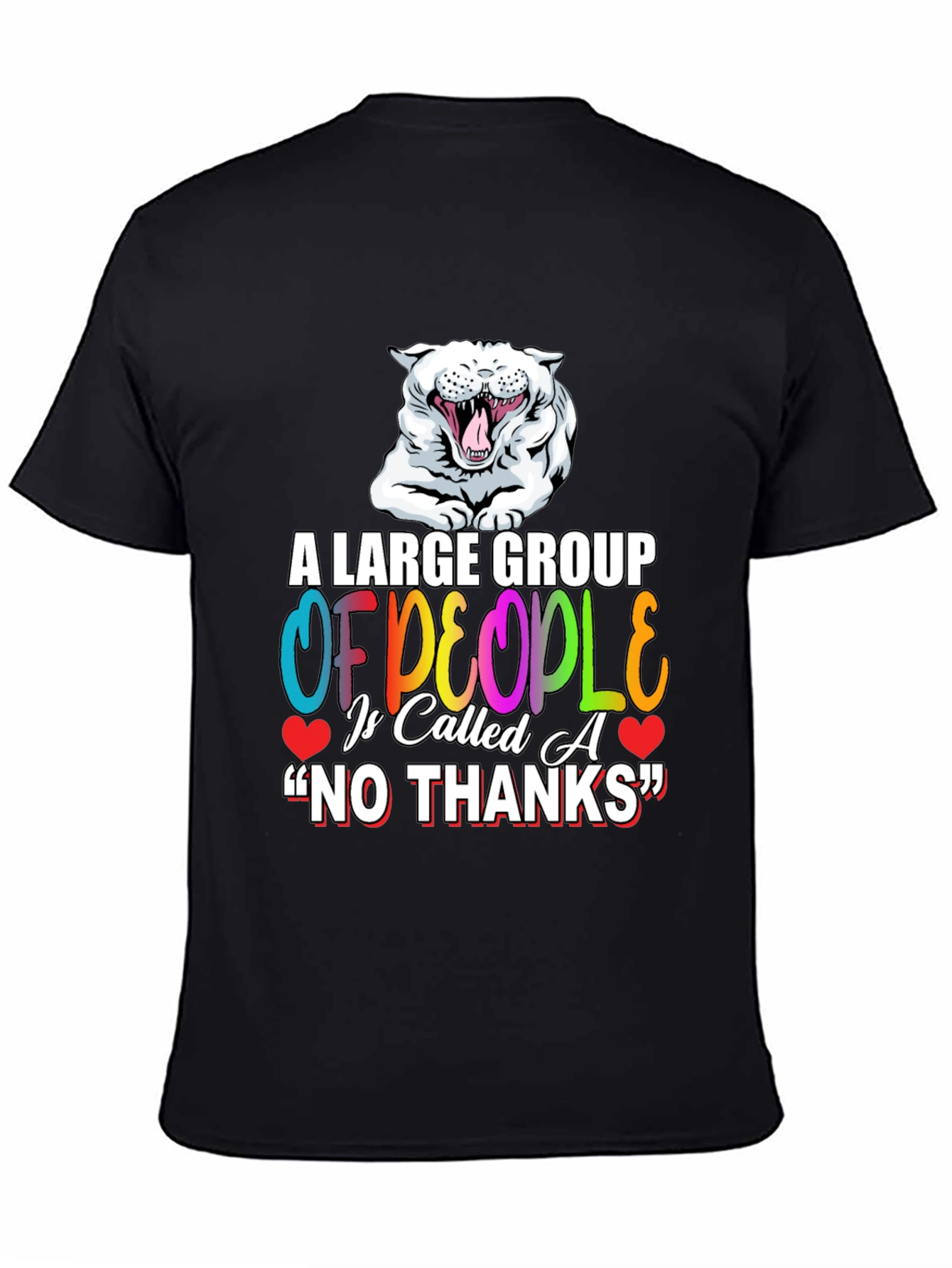 Funny No Thanks Graphic Tee