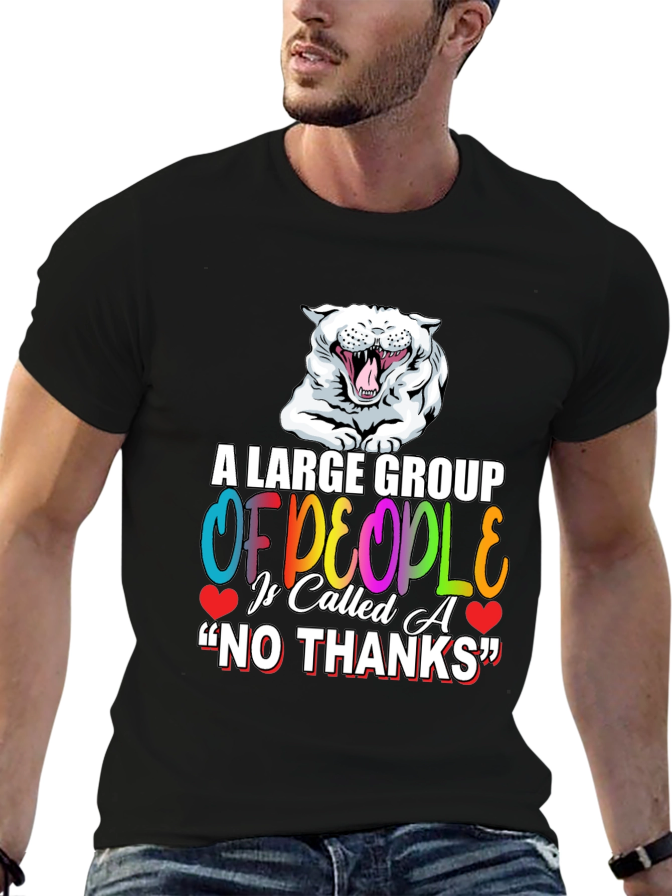 Funny No Thanks Graphic Tee