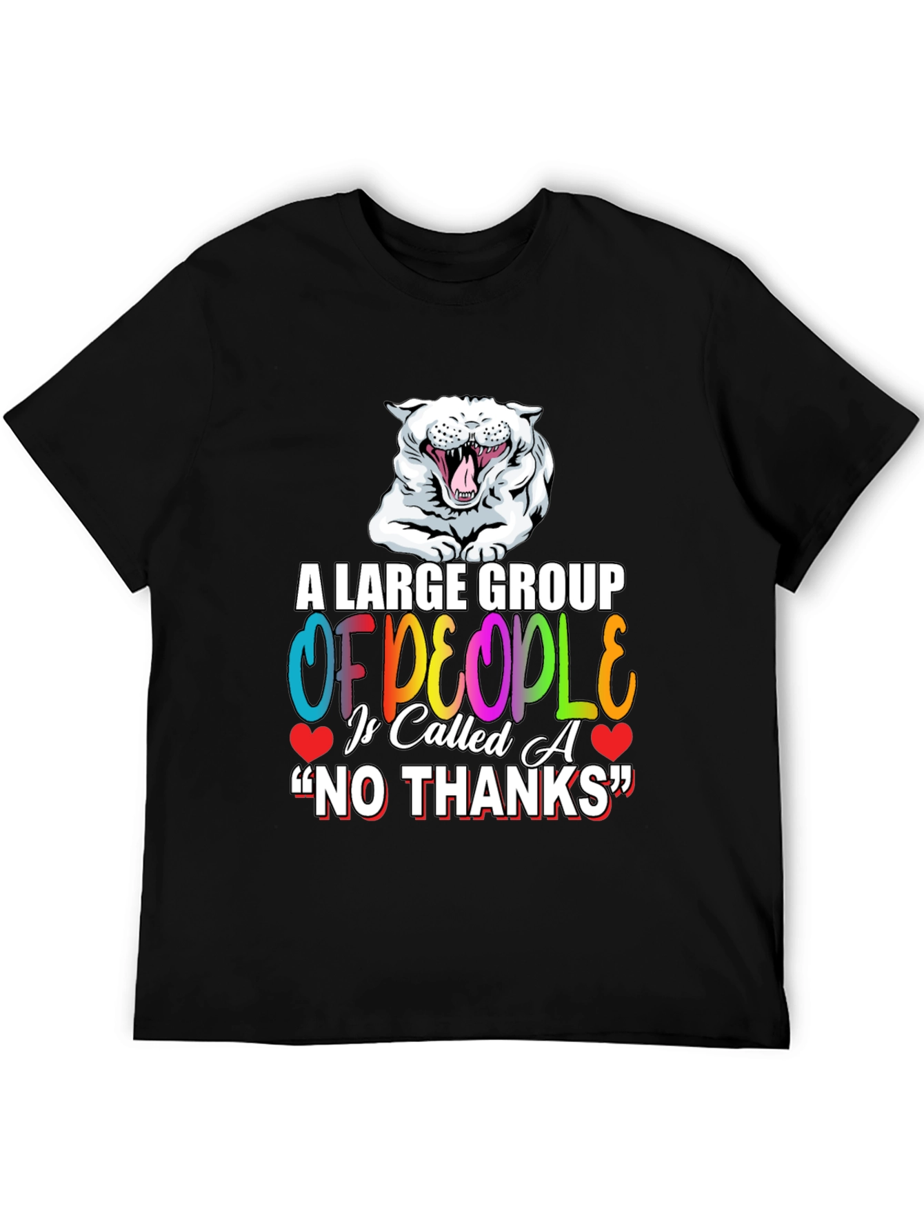 Funny No Thanks Graphic Tee