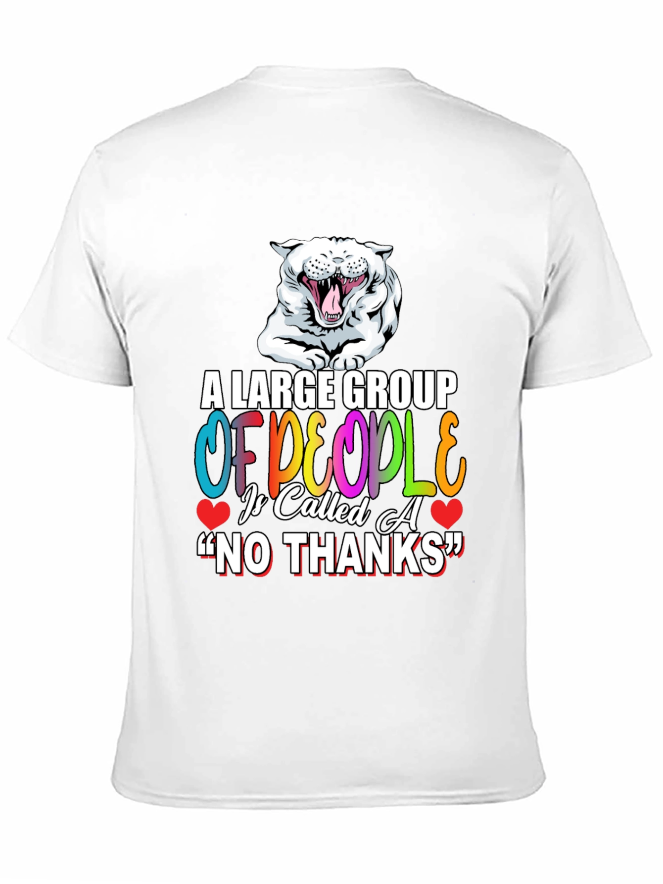 Funny No Thanks Graphic Tee