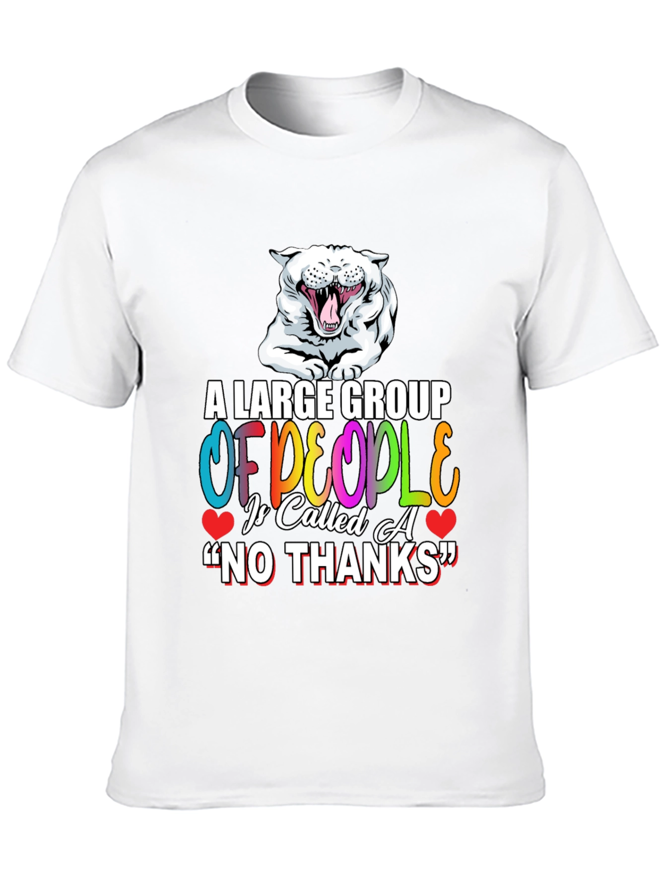 Funny No Thanks Graphic Tee