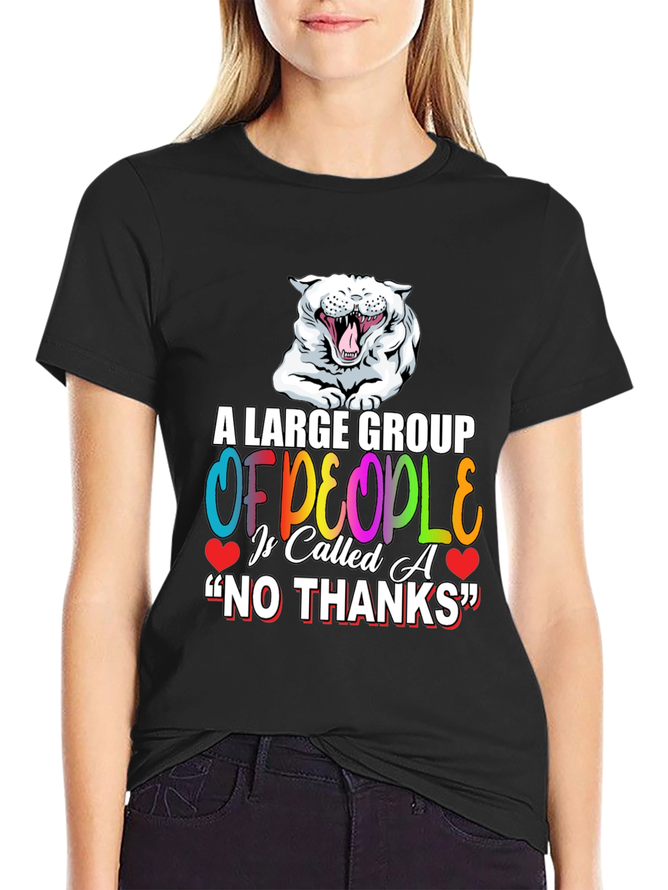 Funny No Thanks Graphic Tee