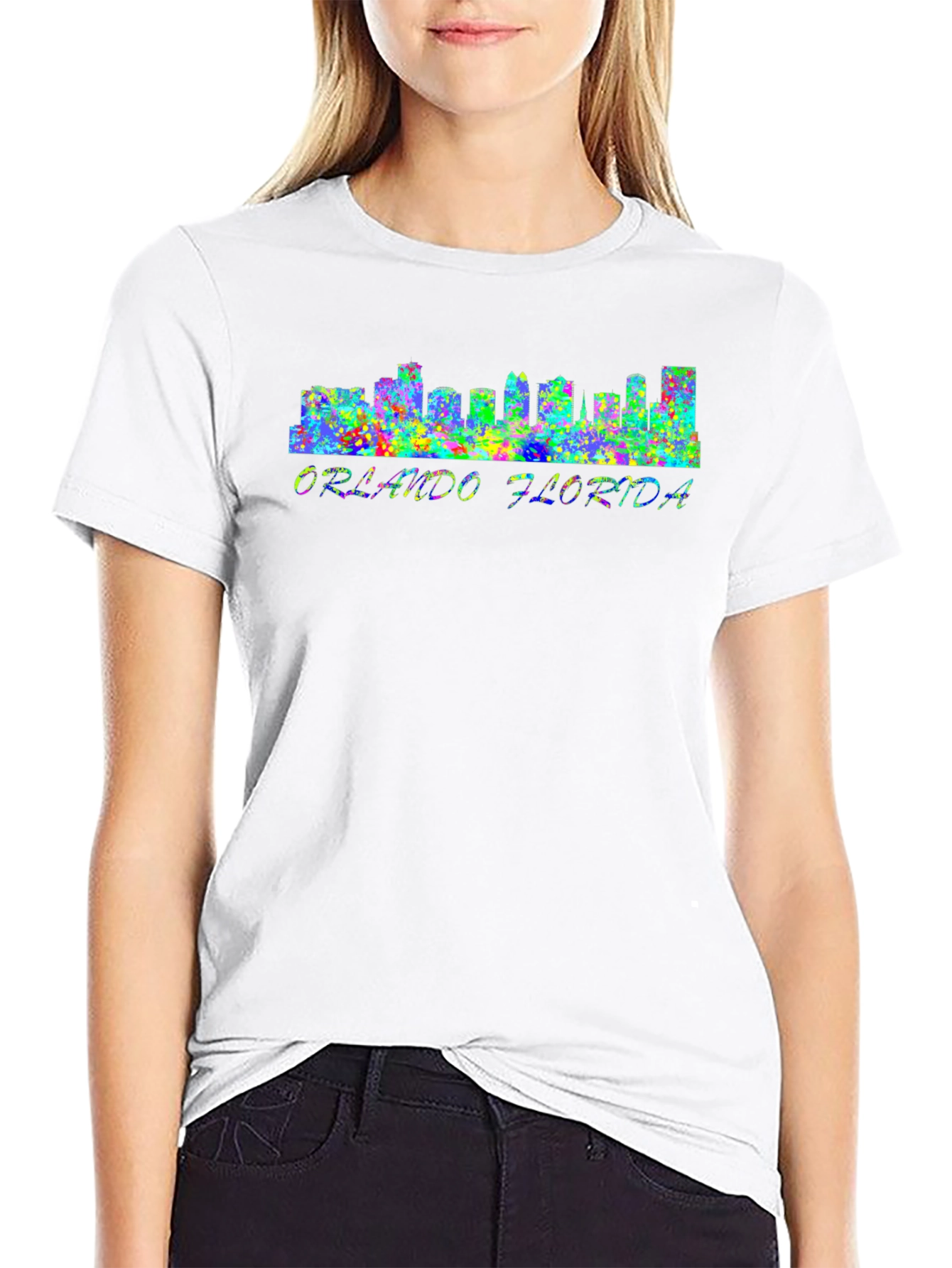 Orlando Florida Skyline T-Shirt - Unique Design