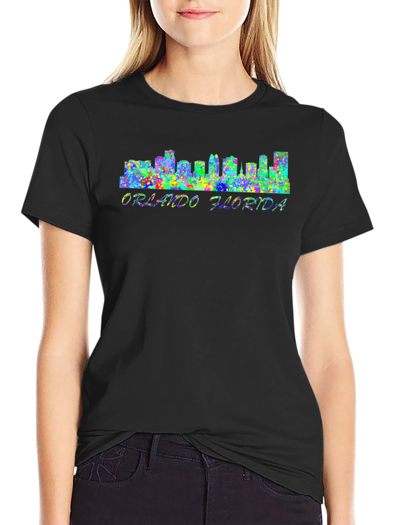 Orlando Florida Skyline T-Shirt - Unique Design