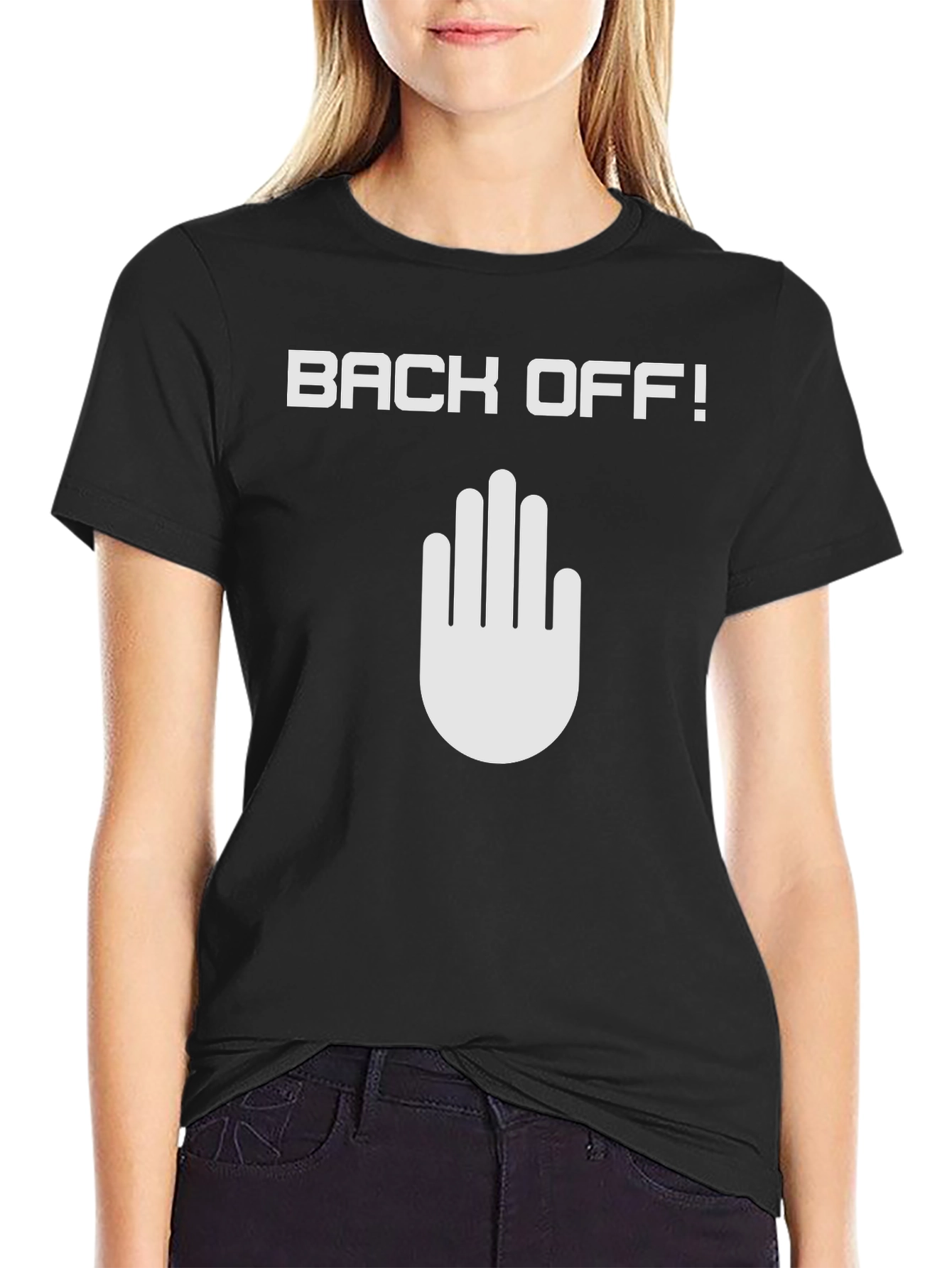Back Off Graphic Tee - Cool & Casual