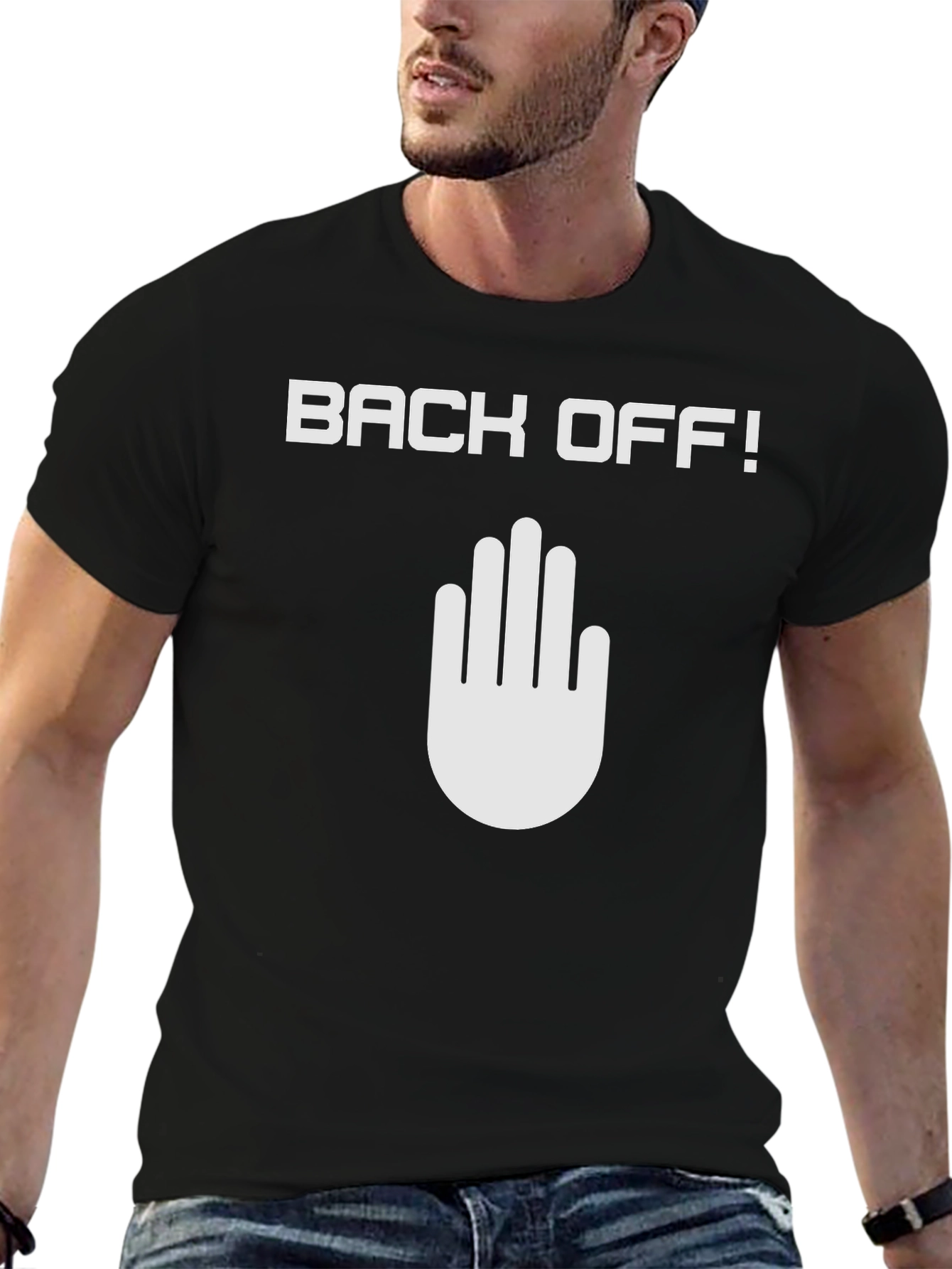 Back Off Graphic Tee - Cool & Casual