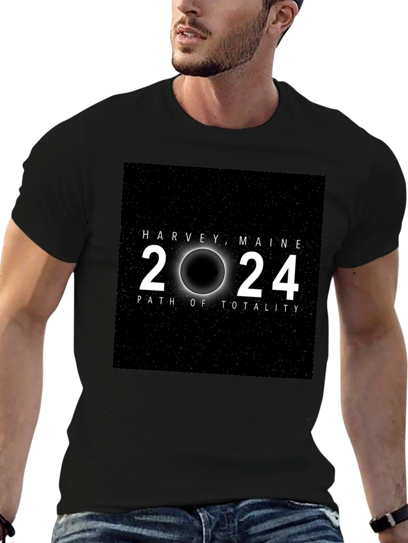 Harvey Maine 2024 Eclipse T-Shirt