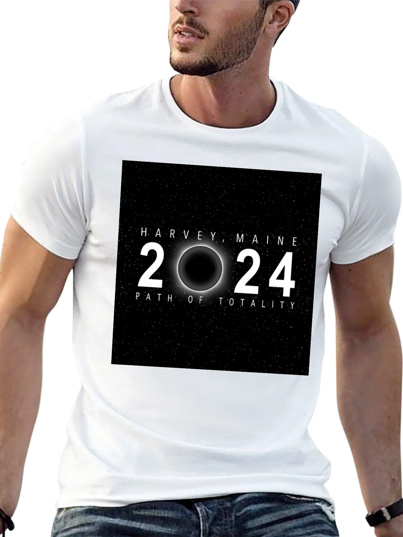 Harvey Maine 2024 Eclipse T-Shirt