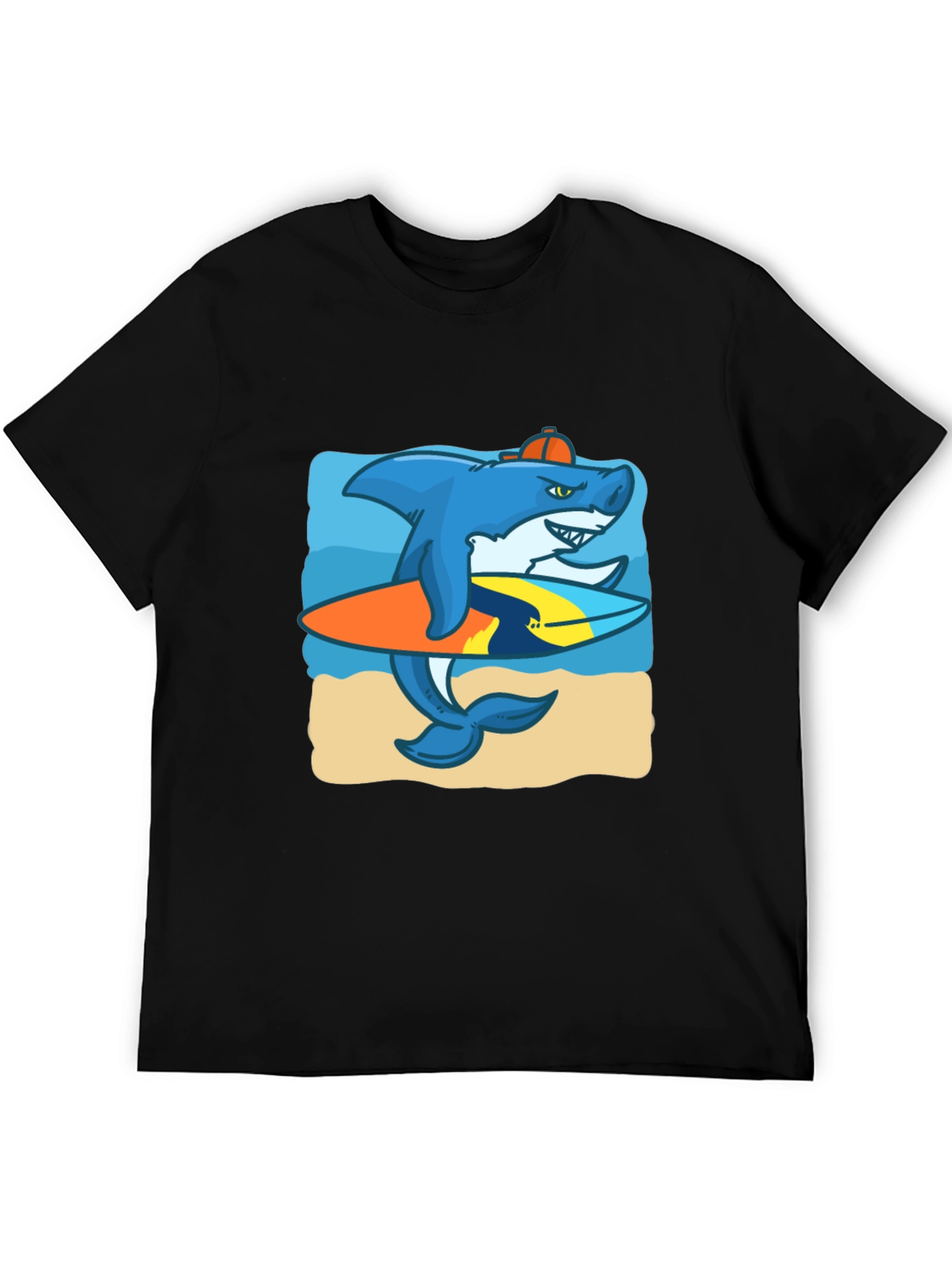 Surfing Shark Graphic Tee
