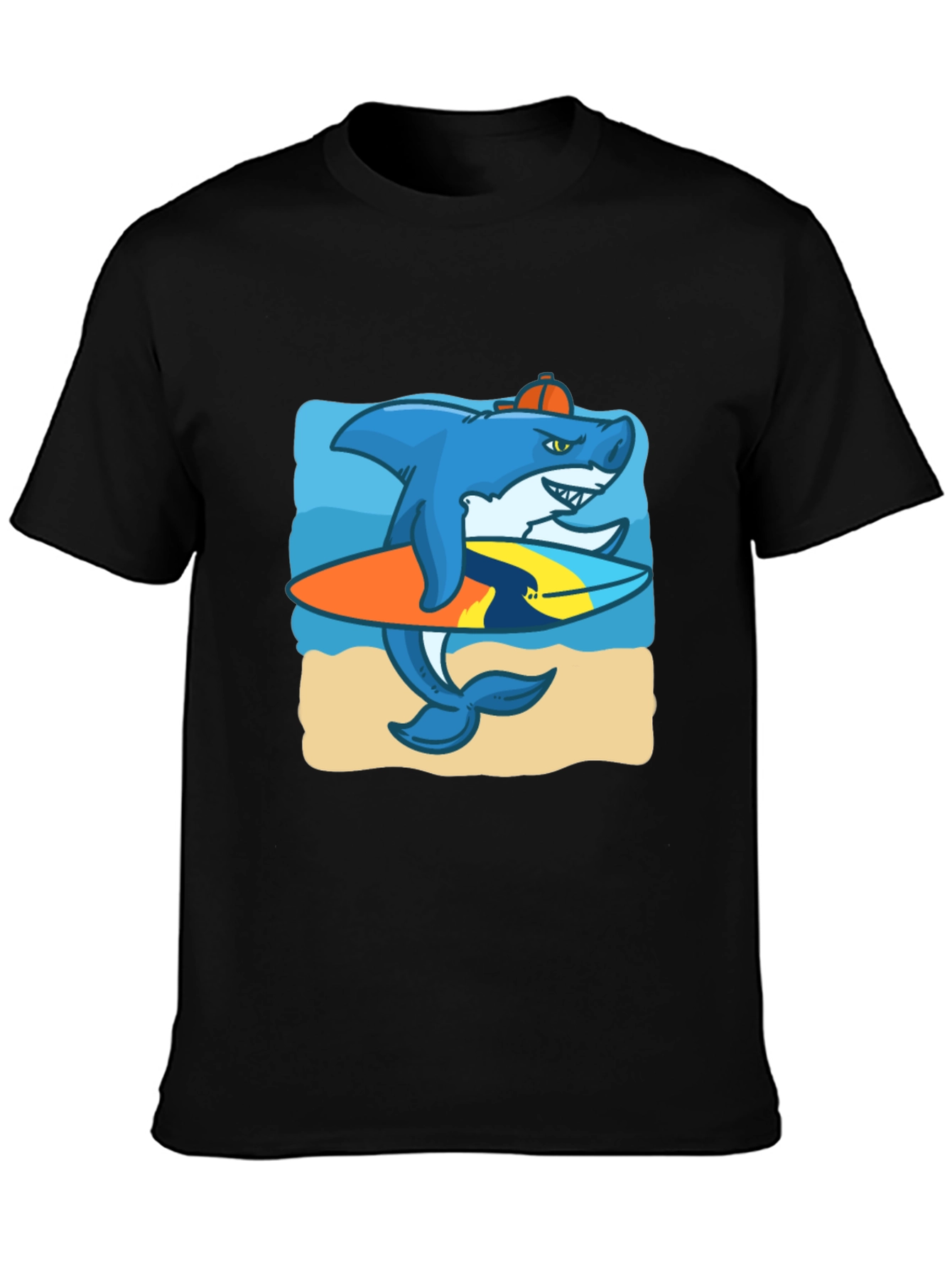 Surfing Shark Graphic Tee