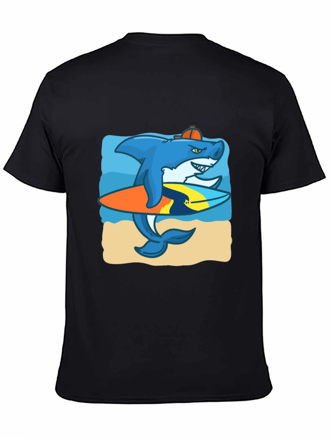 Surfing Shark Graphic Tee
