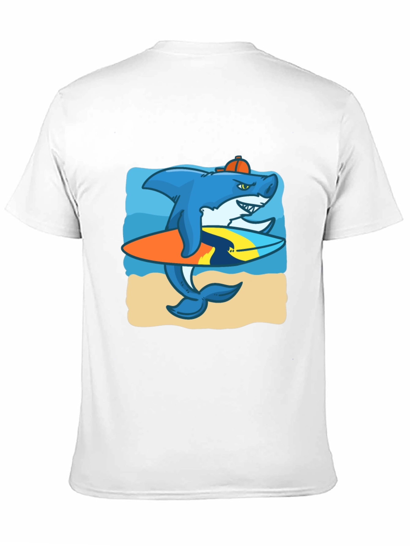 Surfing Shark Graphic Tee