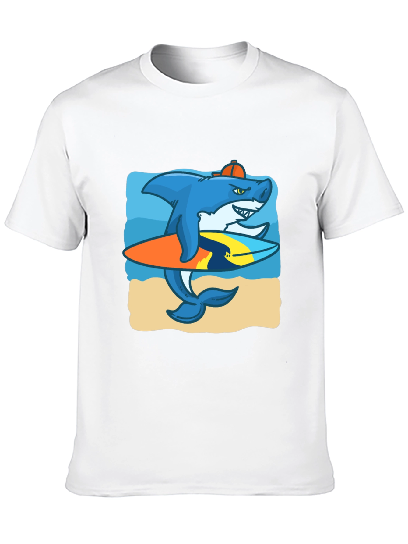 Surfing Shark Graphic Tee