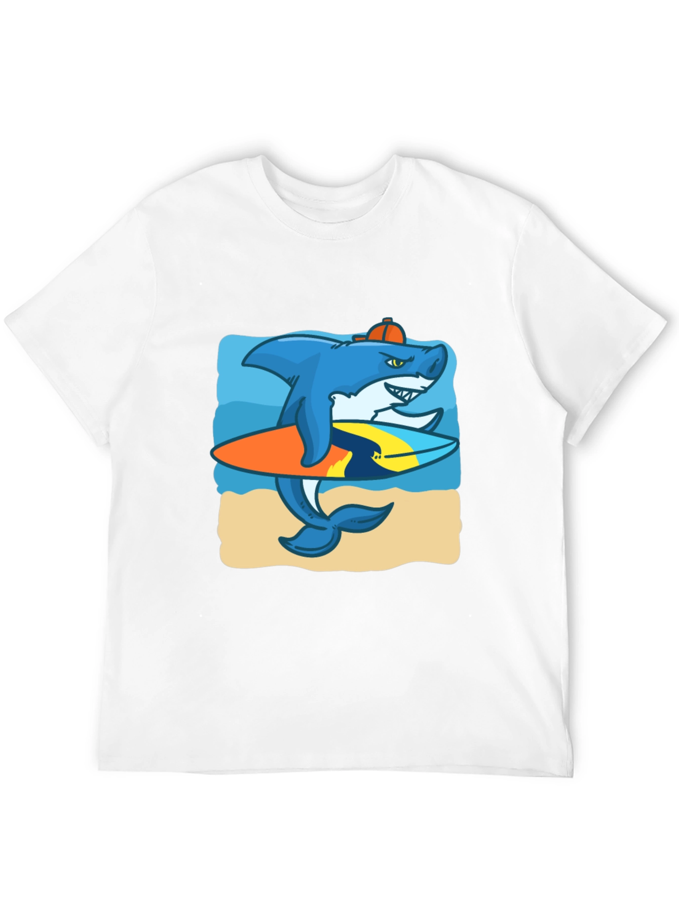 Surfing Shark Graphic Tee
