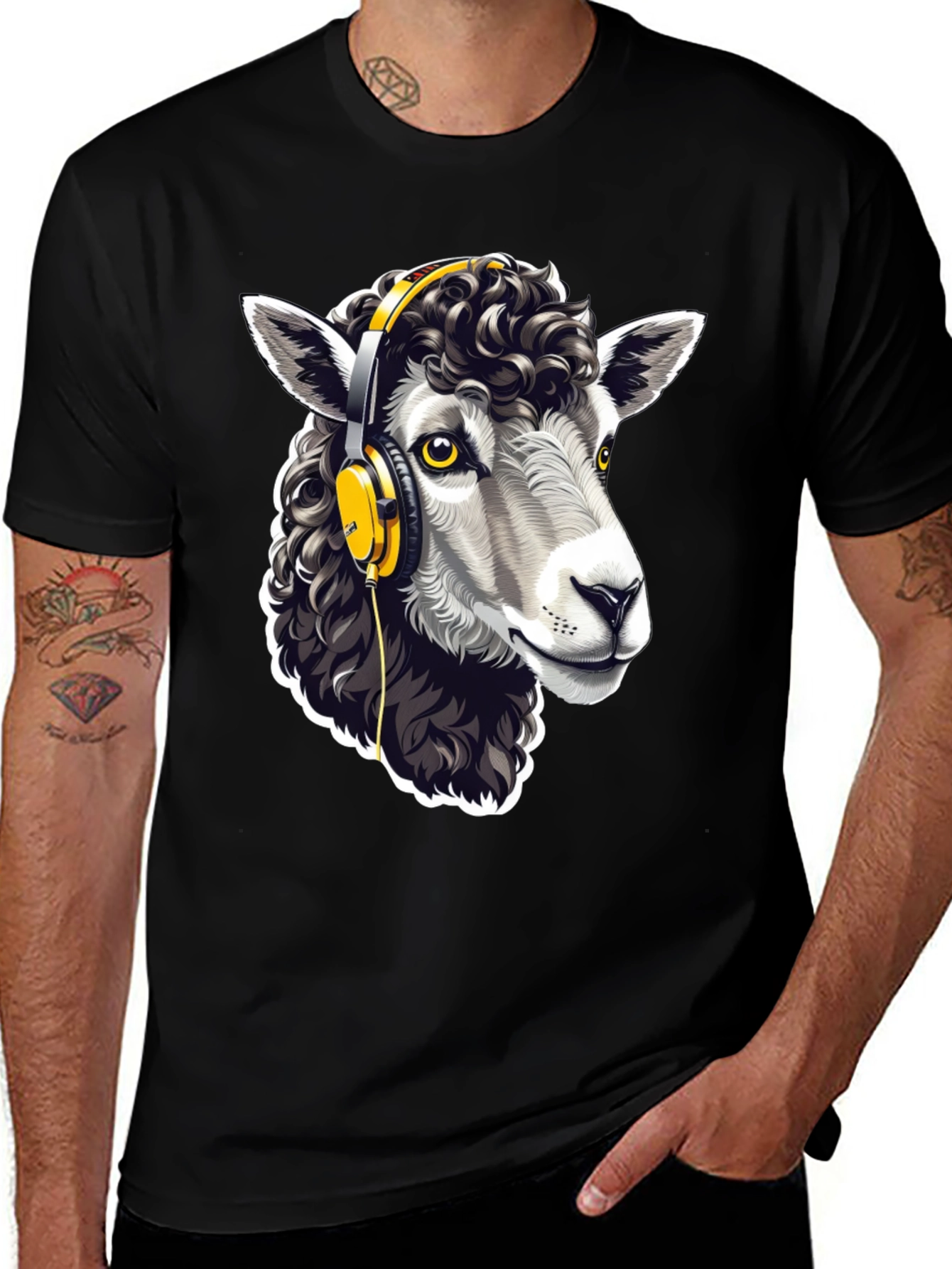 Cool Sheep DJ Graphic Tee