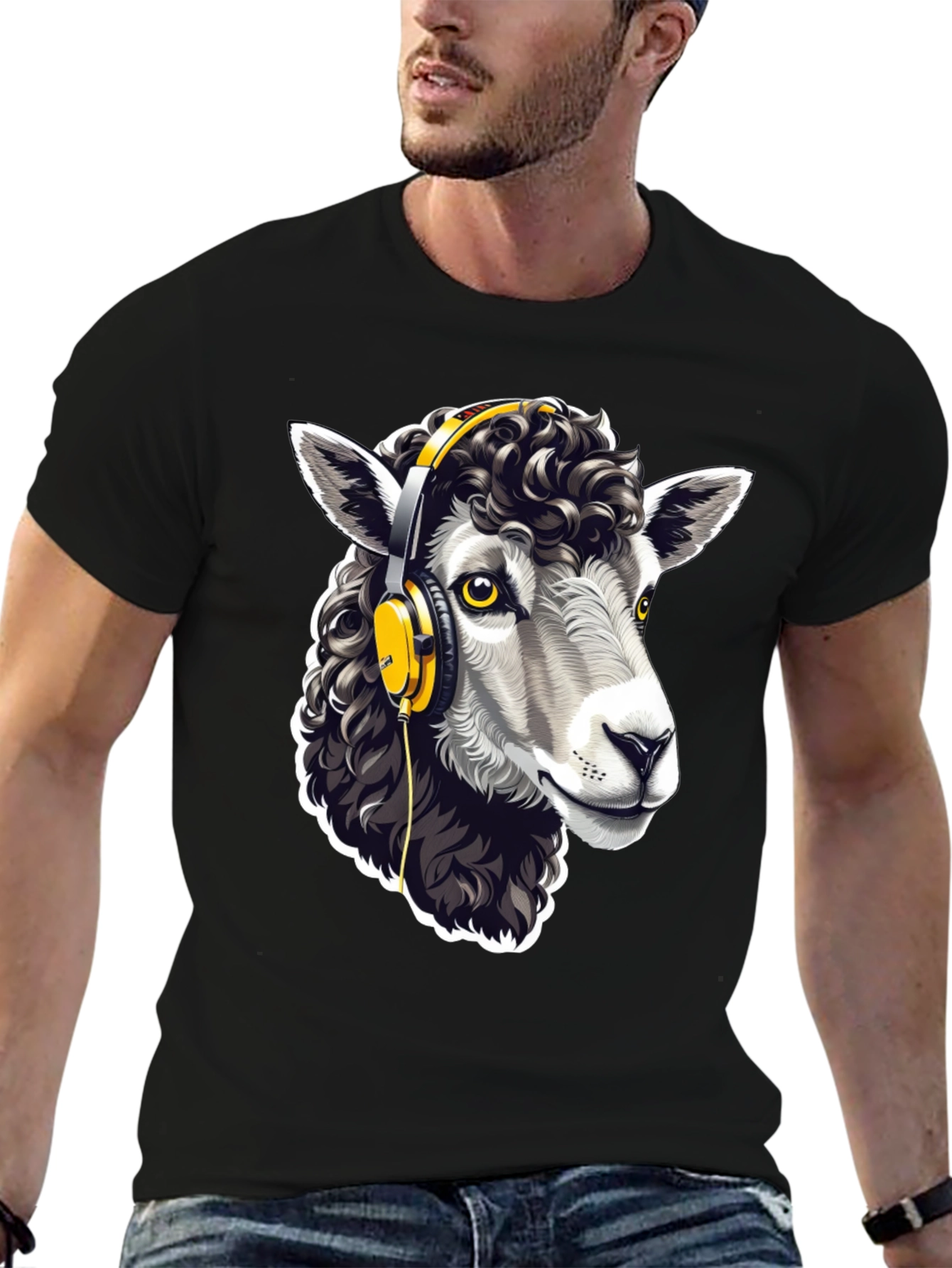 Cool Sheep DJ Graphic Tee