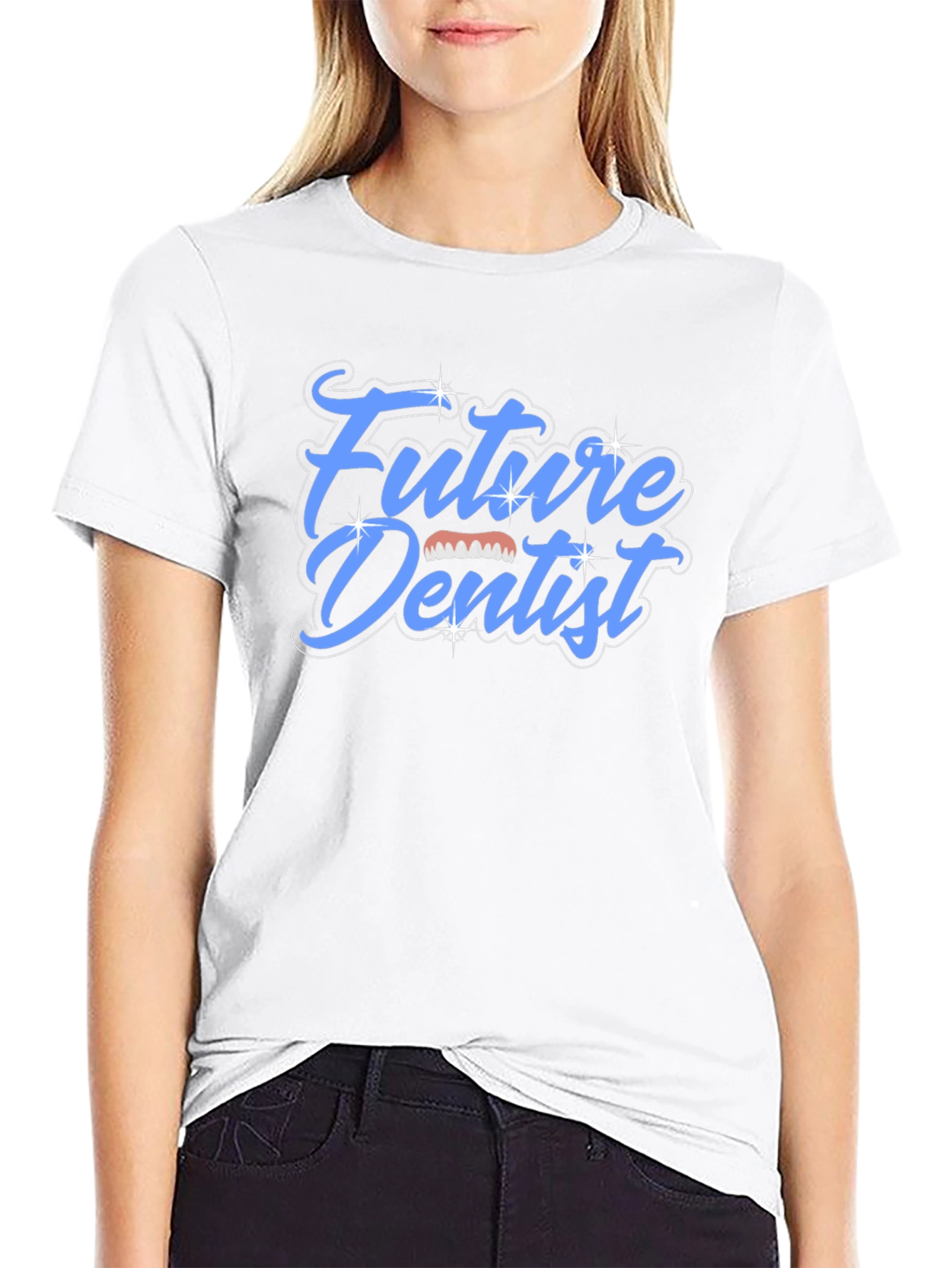 Future Dentist Graphic Tee - Black