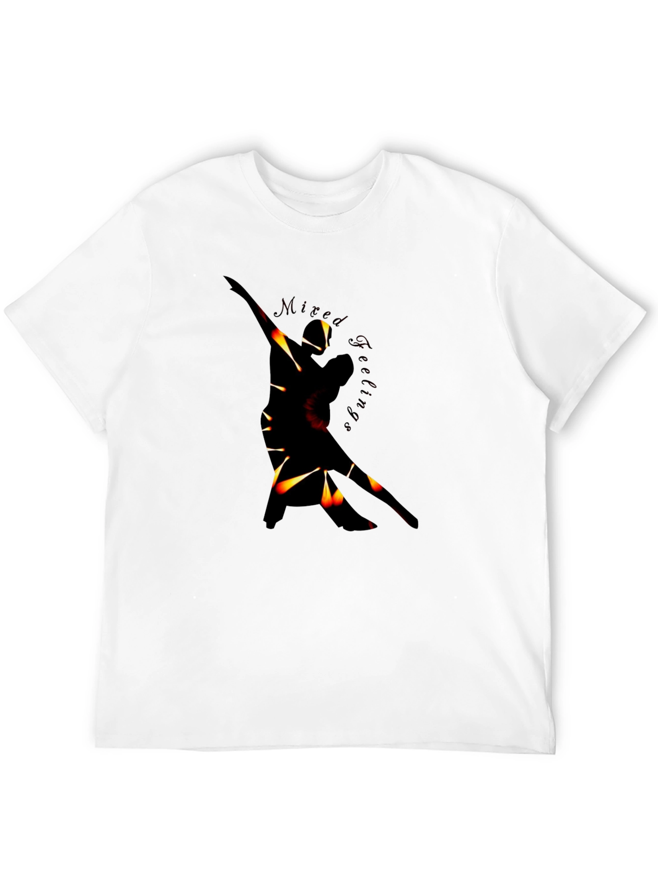 Mixed Feelings Graphic T-Shirt - Premium Black Tee