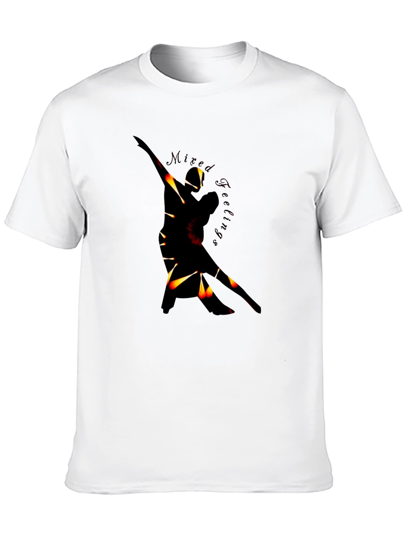 Mixed Feelings Graphic T-Shirt - Premium Black Tee