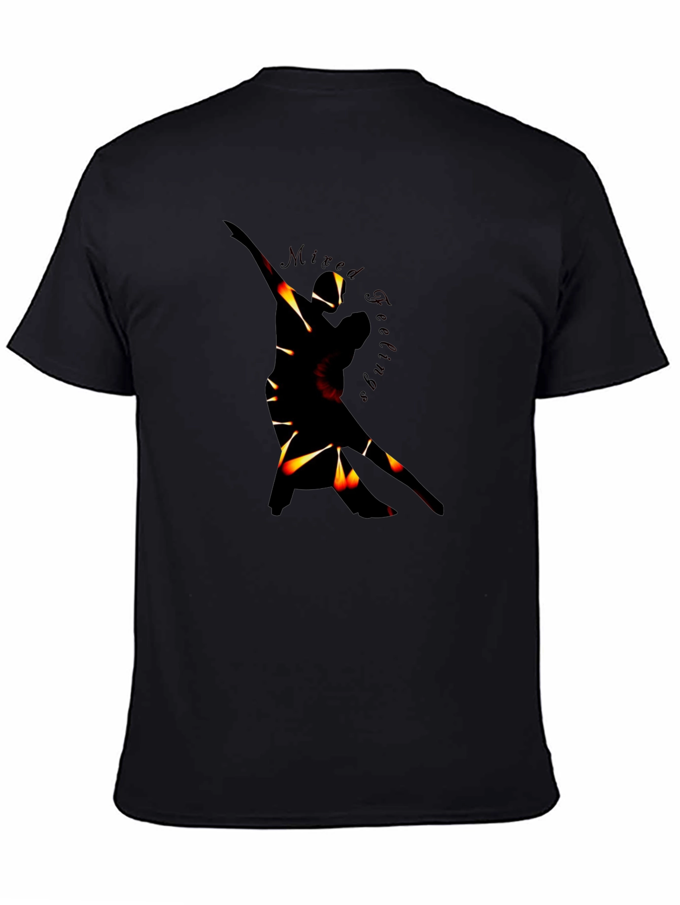 Mixed Feelings Graphic T-Shirt - Premium Black Tee