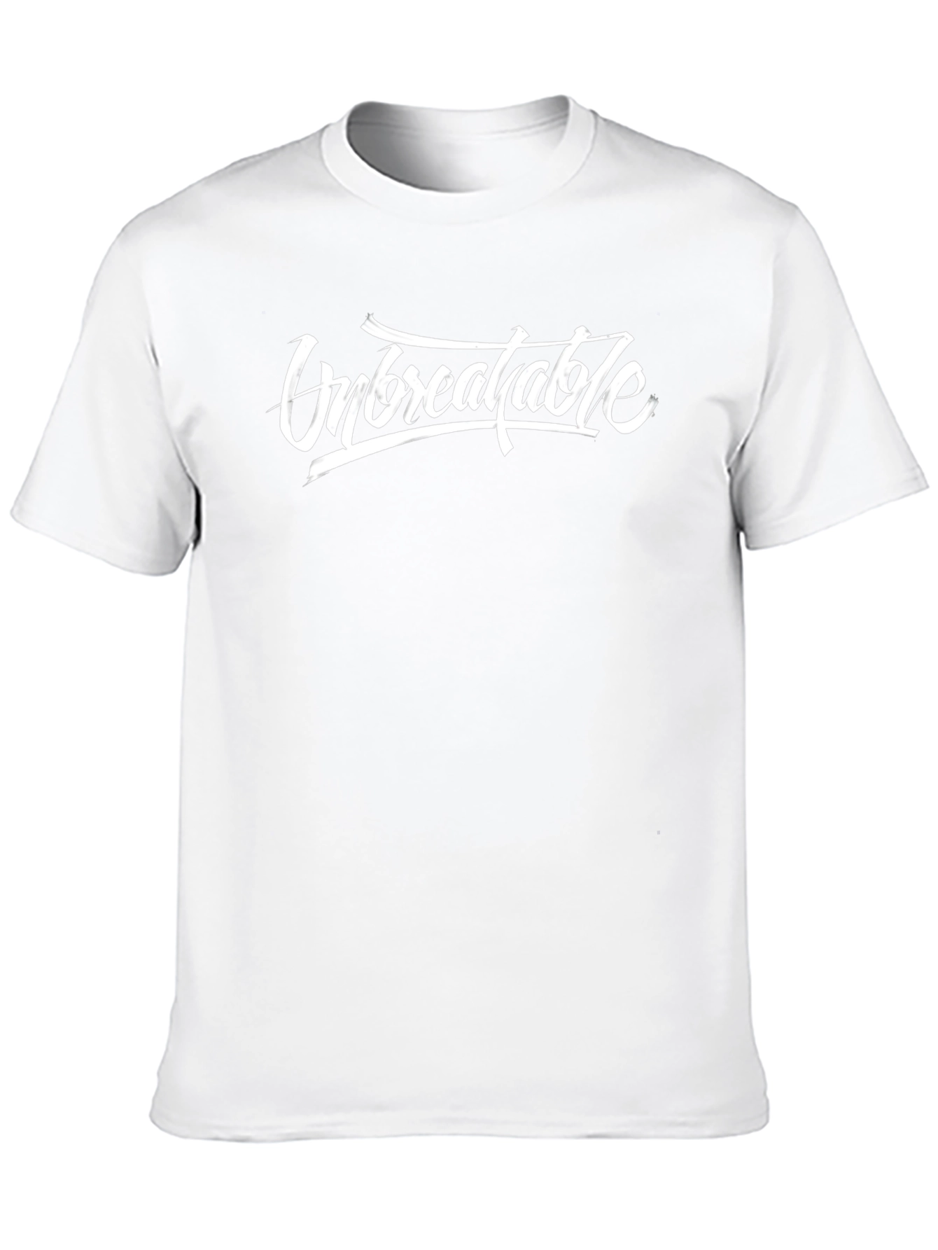 Unbreakable Black Graphic Tee - Stylish Comfort Fit