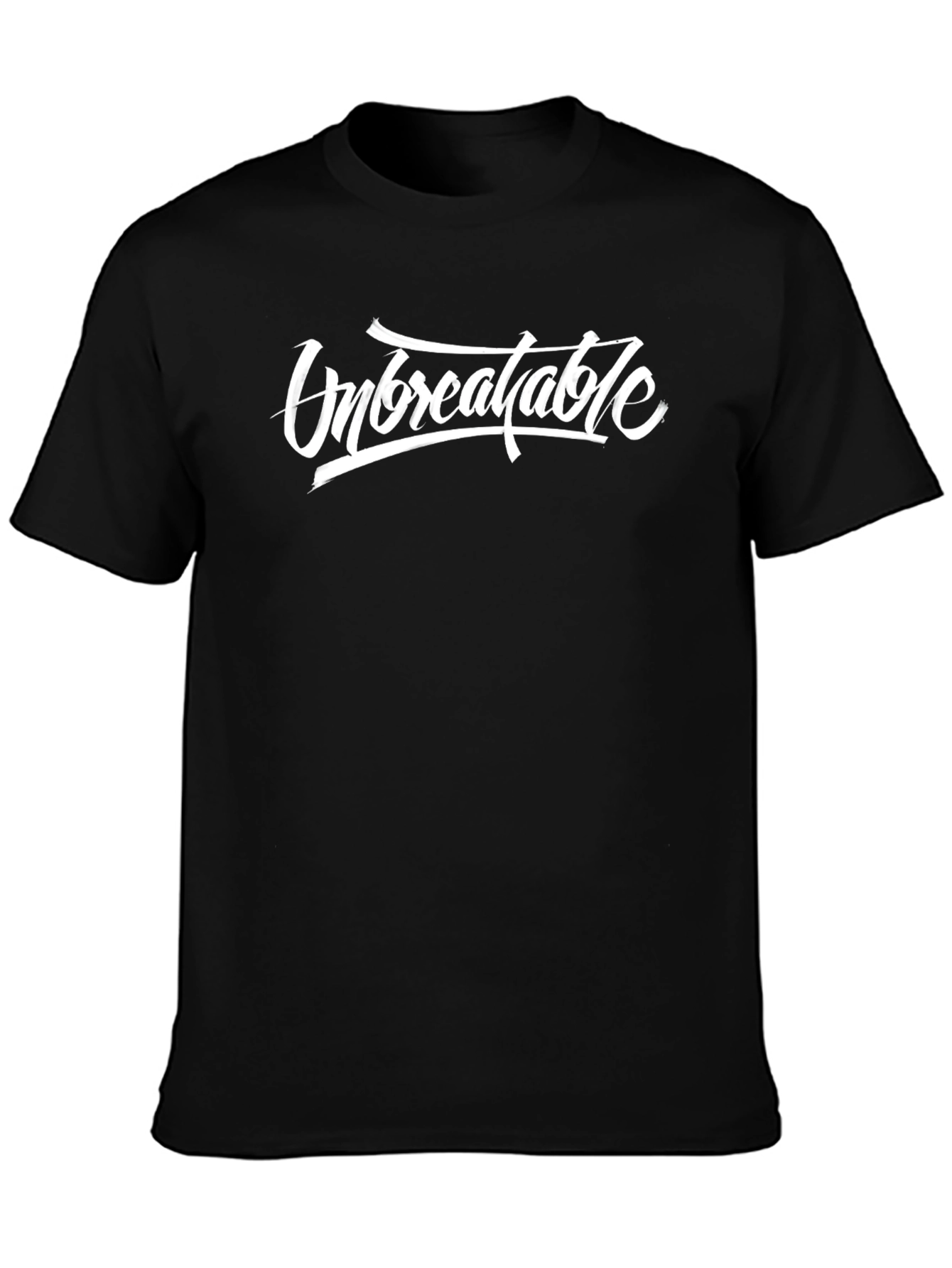 Unbreakable Black Graphic Tee - Stylish Comfort Fit