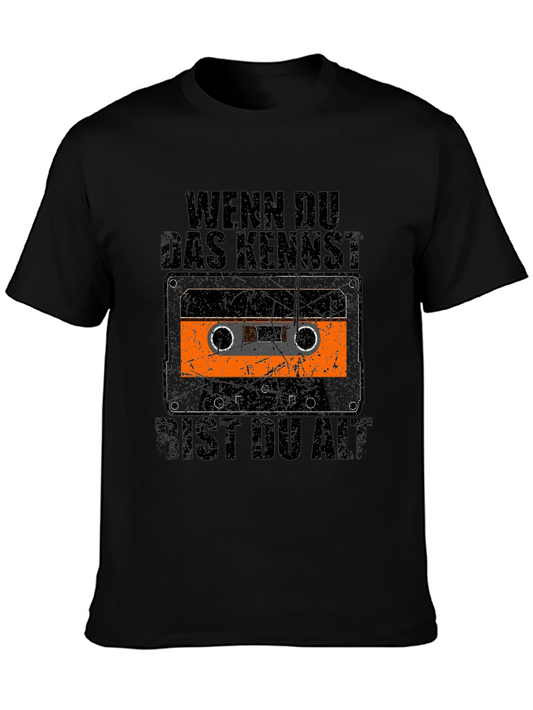 Vintage Cassette Tape T-Shirt - Wenn Du Das Kennst Bist Du Alt