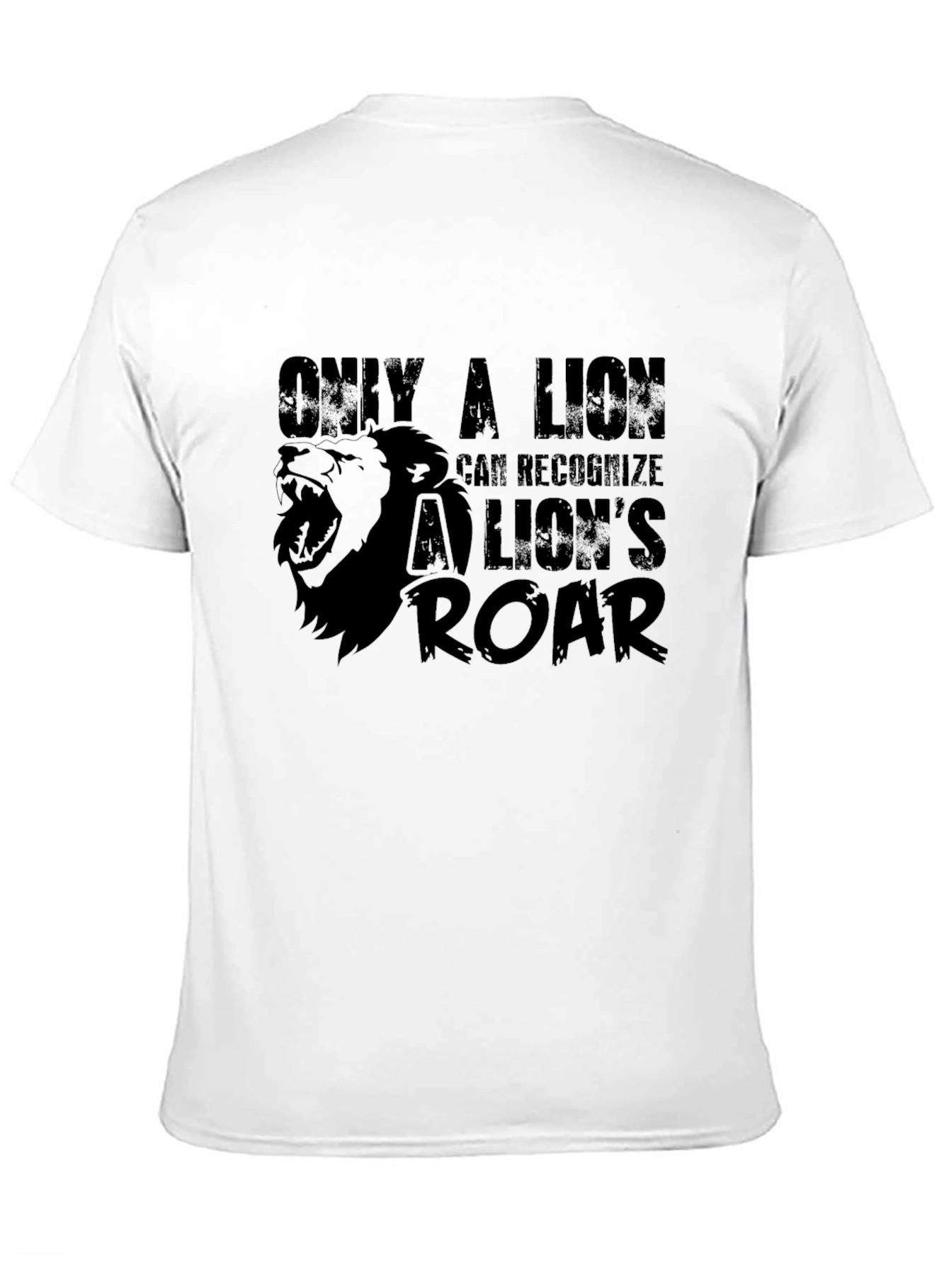 Lion Roar Graphic T-Shirt - Black