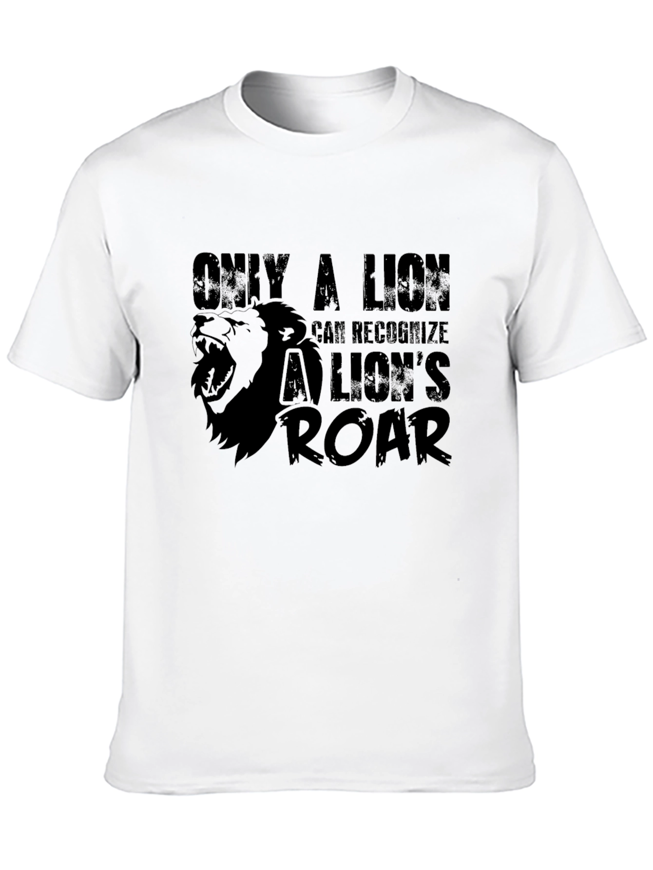 Lion Roar Graphic T-Shirt - Black