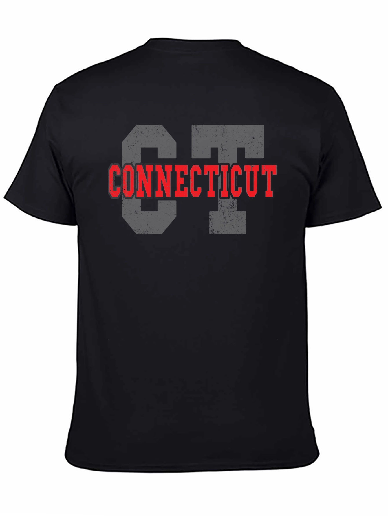 Connecticut State Tee - Black Graphic T-Shirt