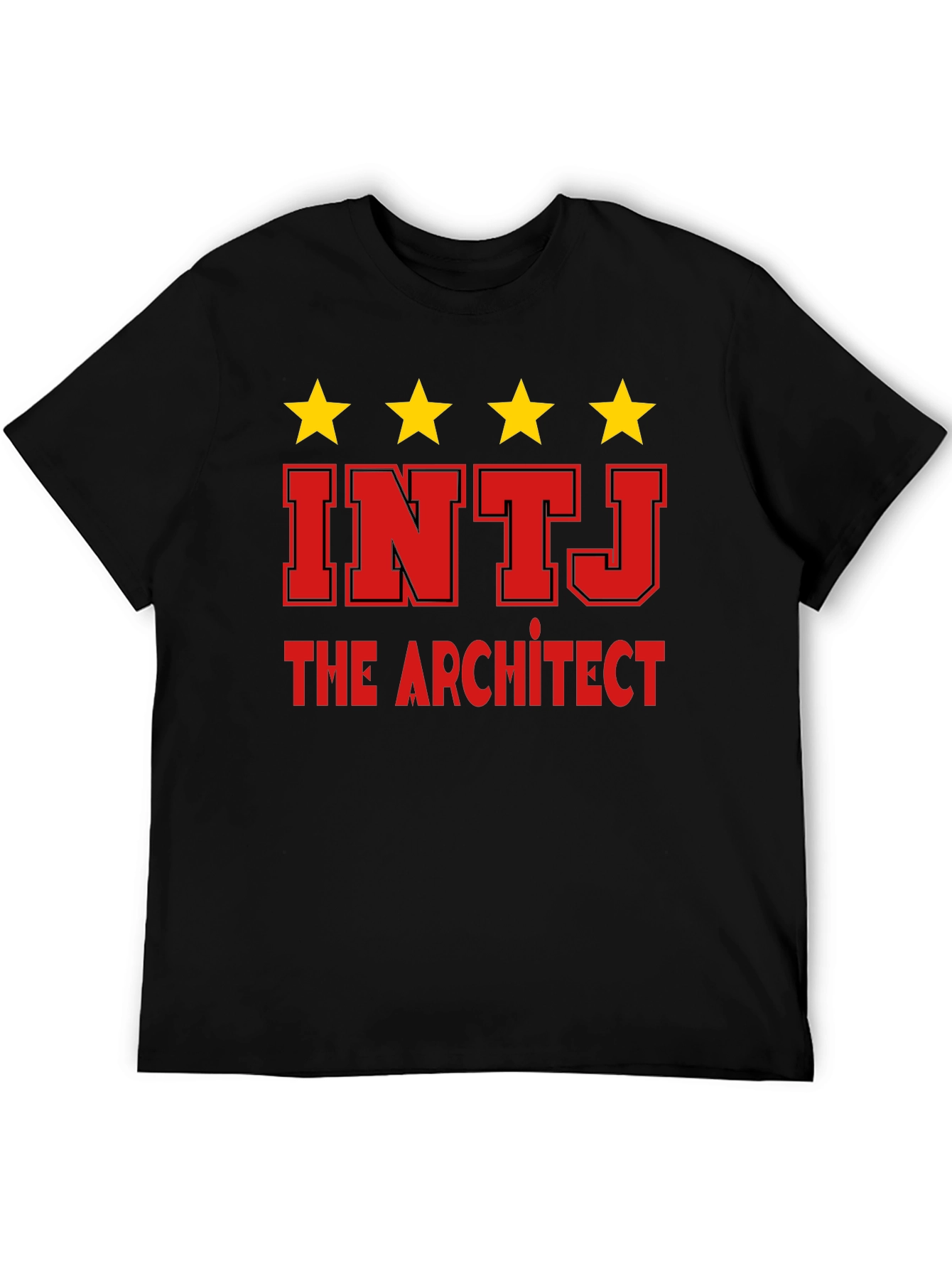 INTJ The Architect T-Shirt - Black