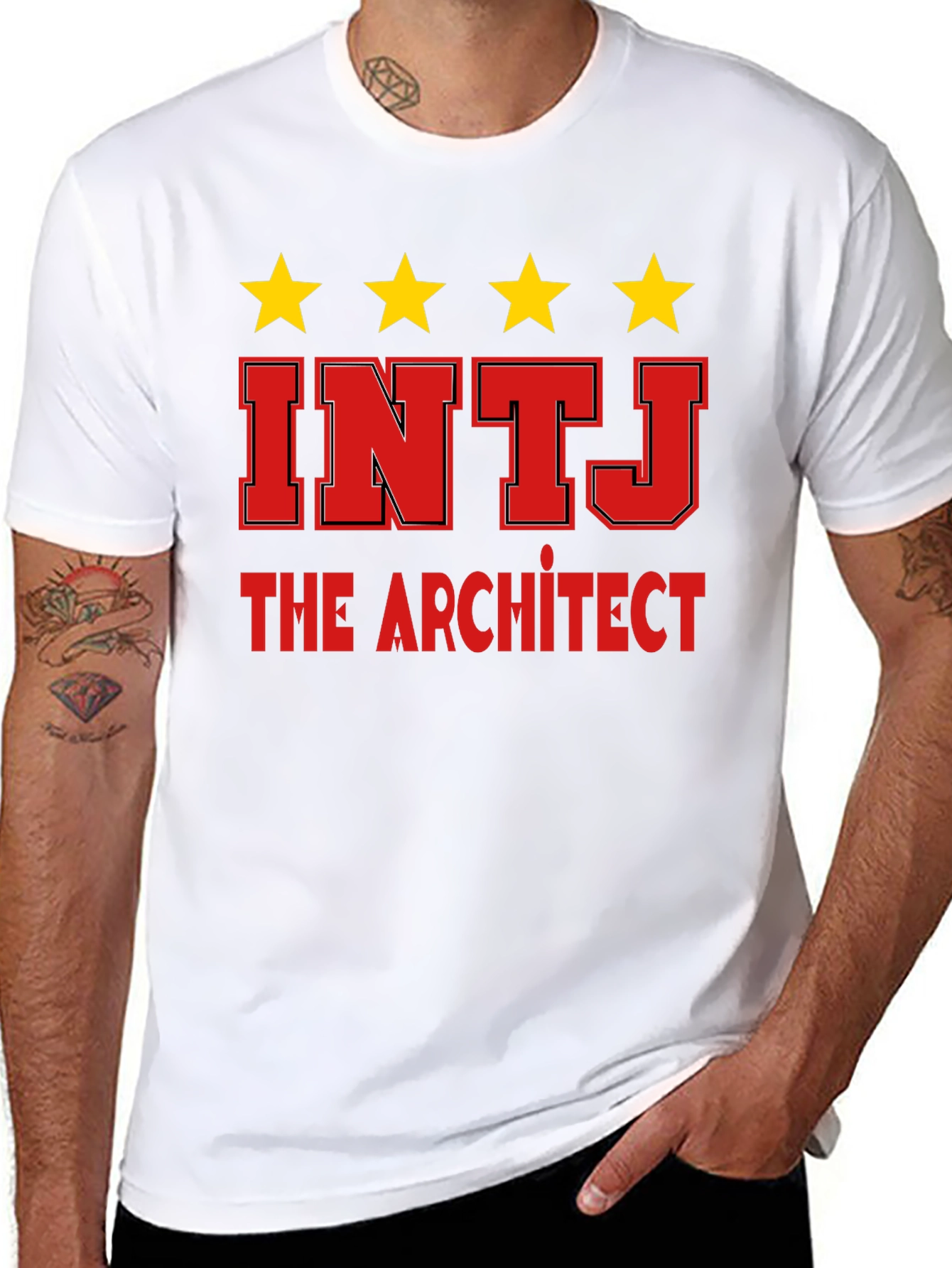 INTJ The Architect T-Shirt - Black