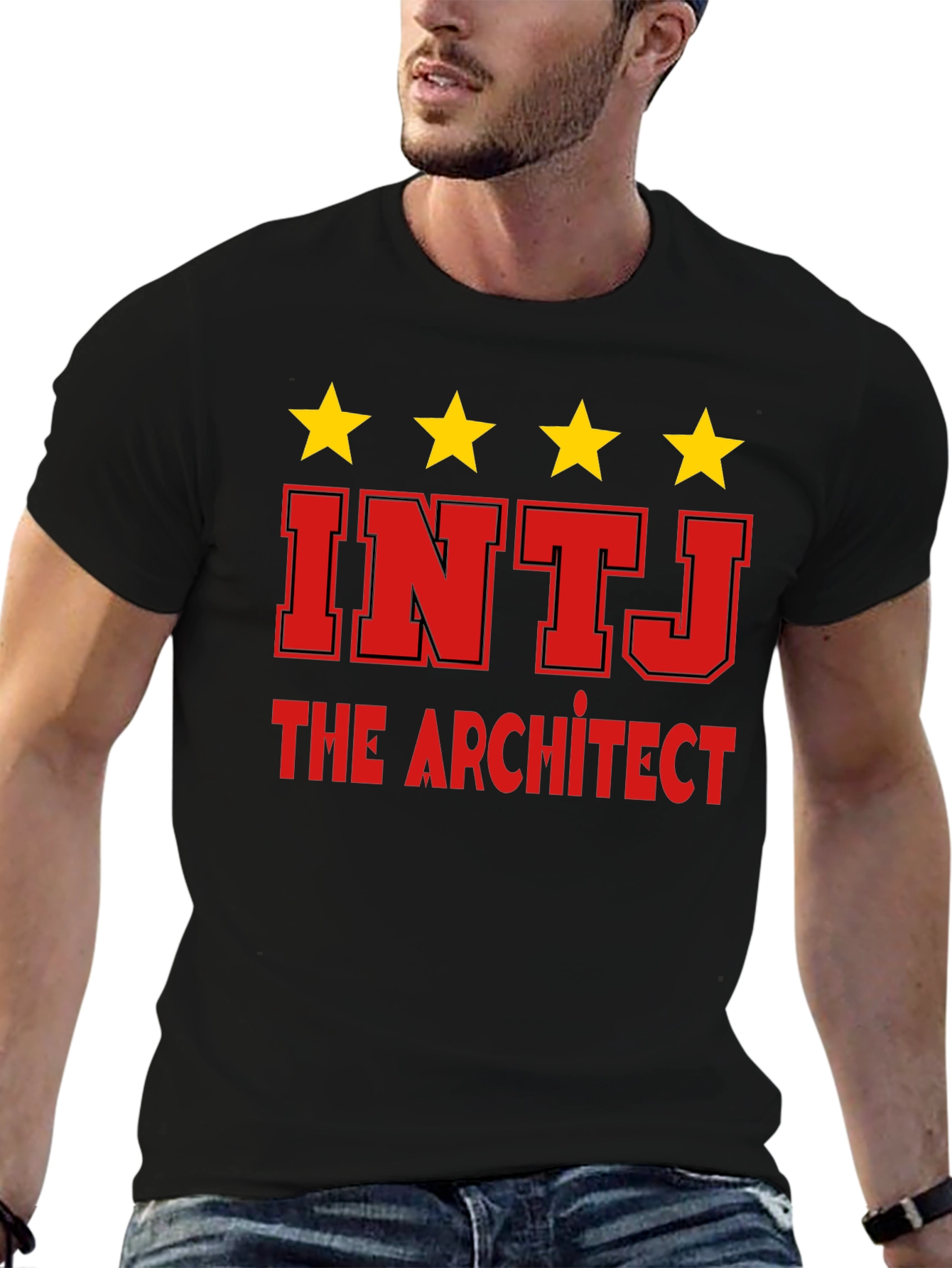 INTJ The Architect T-Shirt - Black