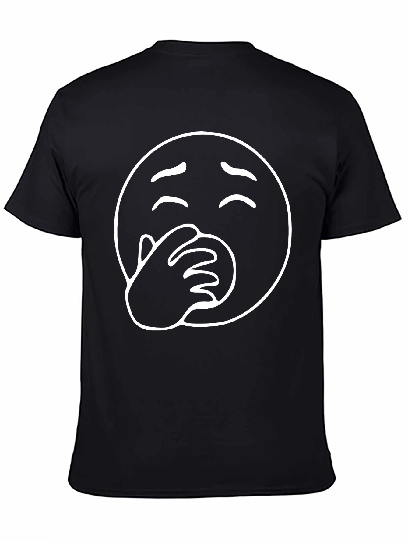 Laughing Emoji Black Graphic Tee