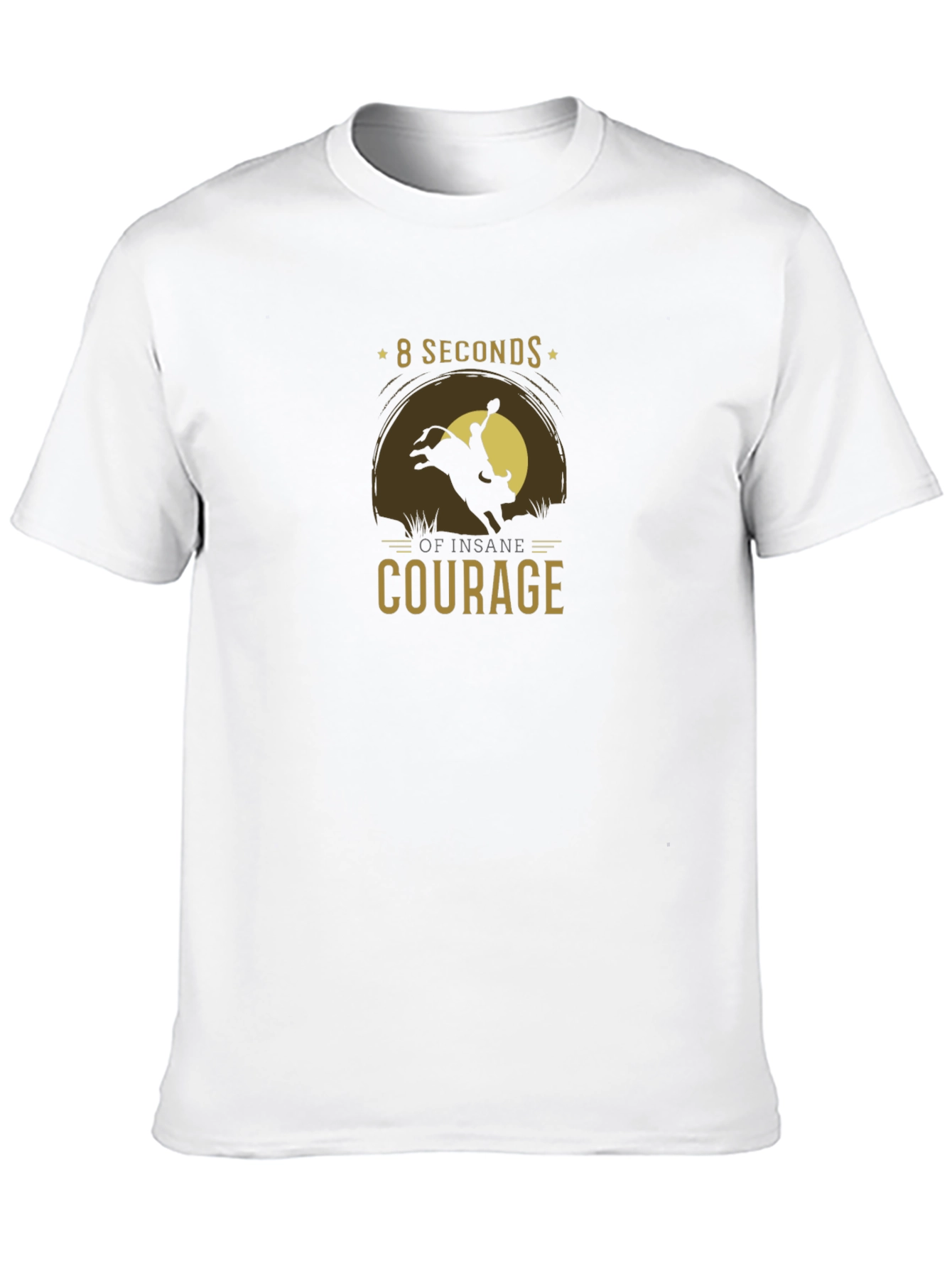 8 Seconds of Insane Courage Graphic Tee