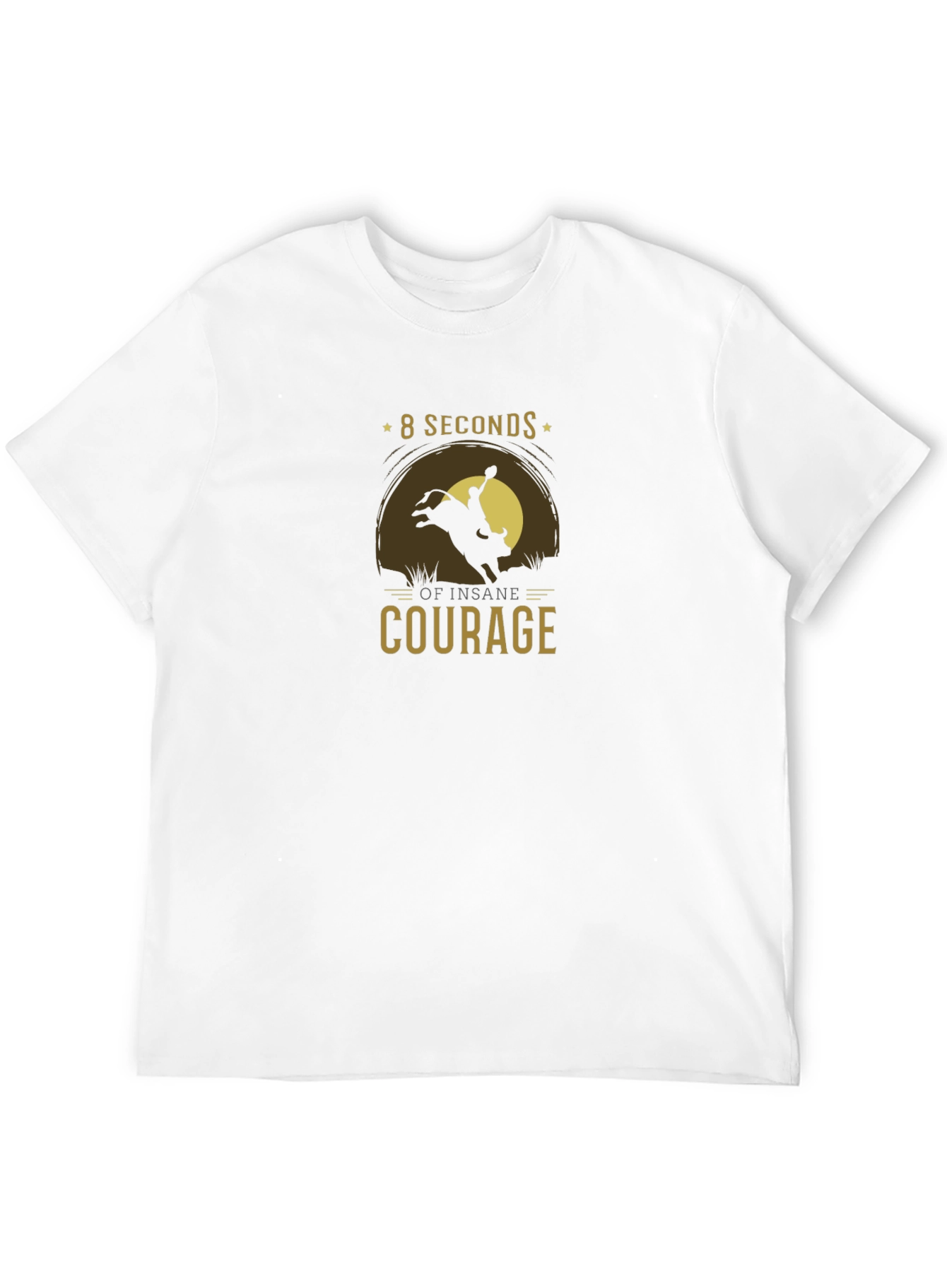 8 Seconds of Insane Courage Graphic Tee