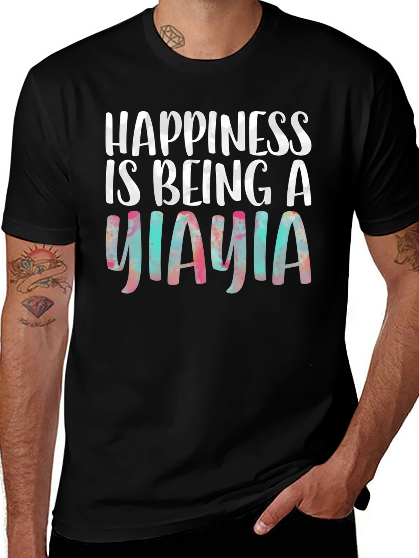 Happiness Is Being A Yiayia T-Shirt