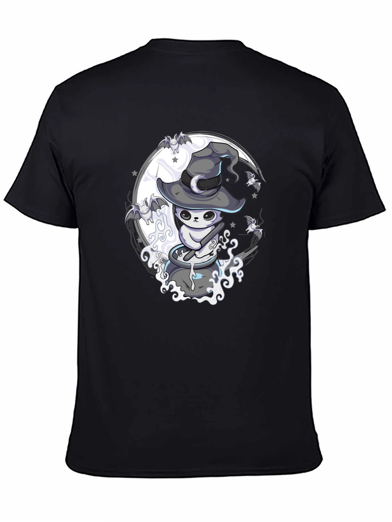 Witch Cat Brew T-Shirt - Spooky Halloween Design