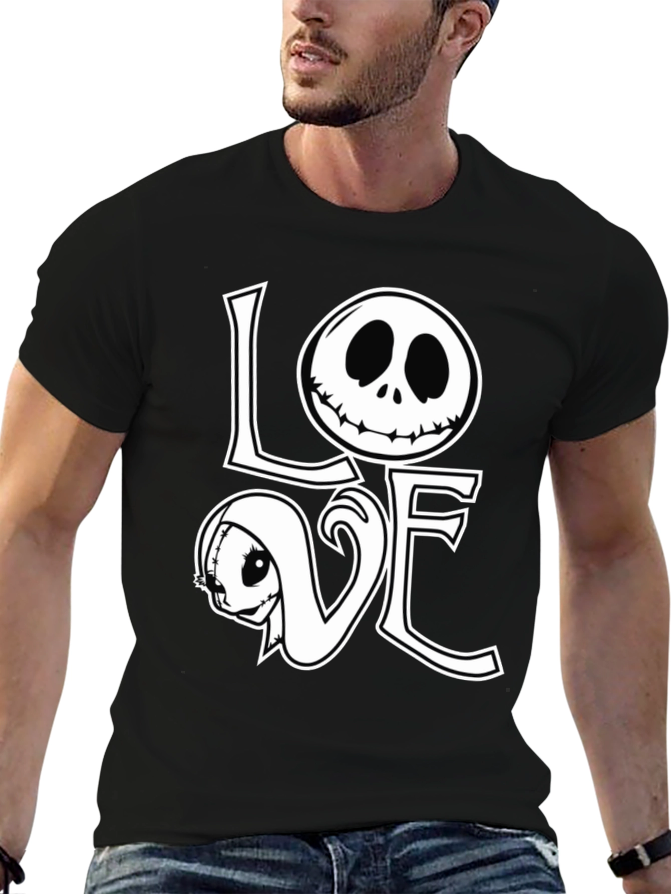 Nightmare Before Christmas LOVE Graphic T-Shirt