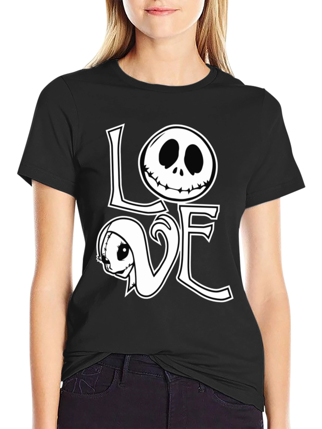 Nightmare Before Christmas LOVE Graphic T-Shirt