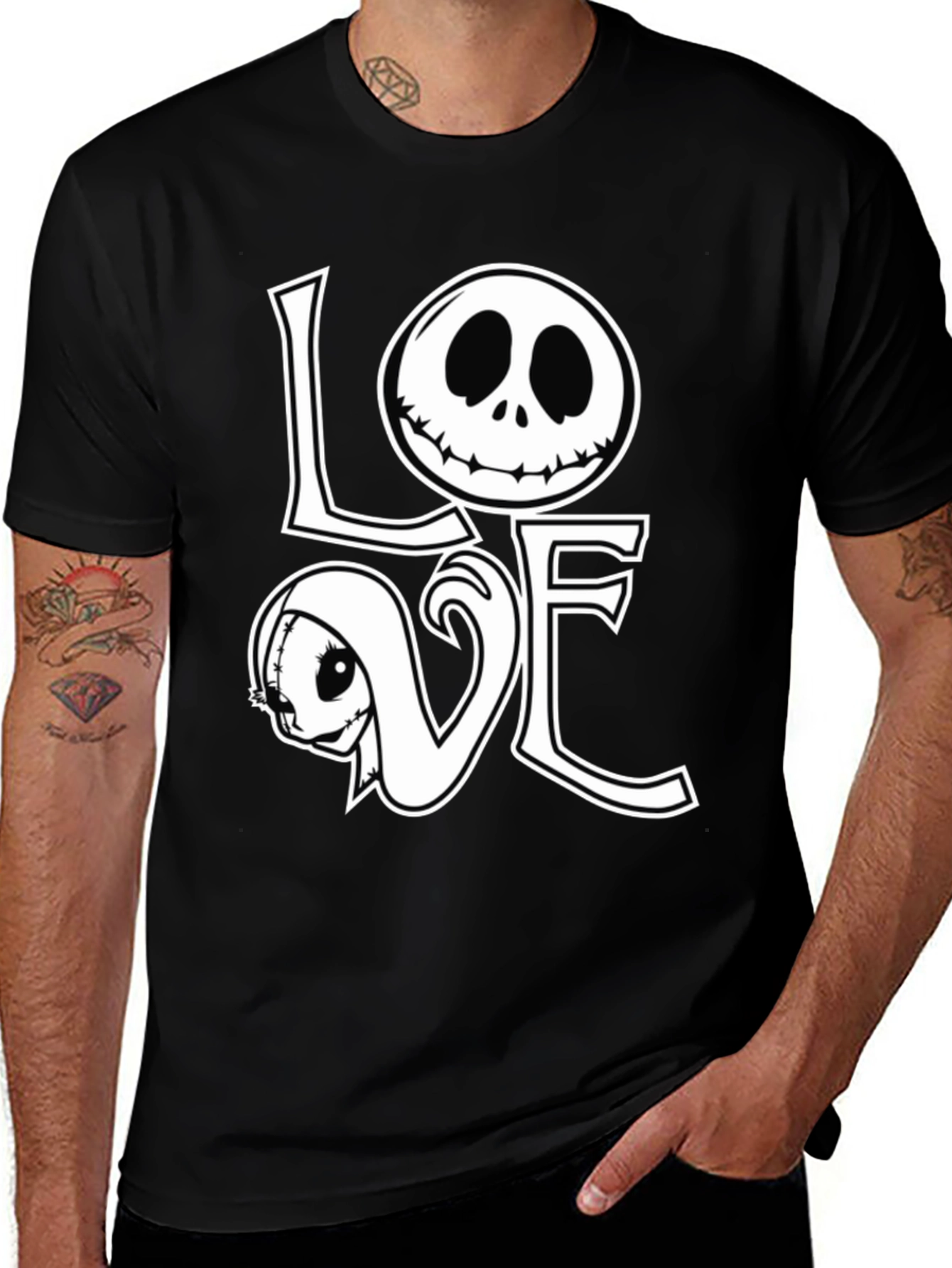 Nightmare Before Christmas LOVE Graphic T-Shirt