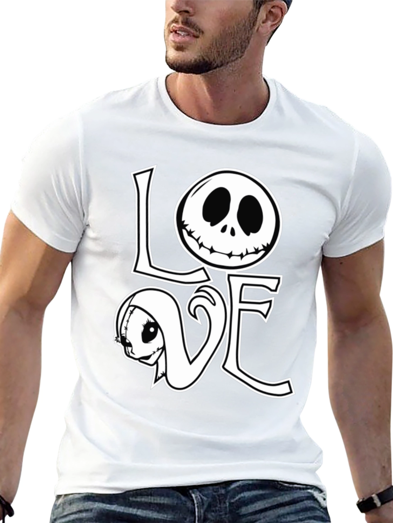 Nightmare Before Christmas LOVE Graphic T-Shirt