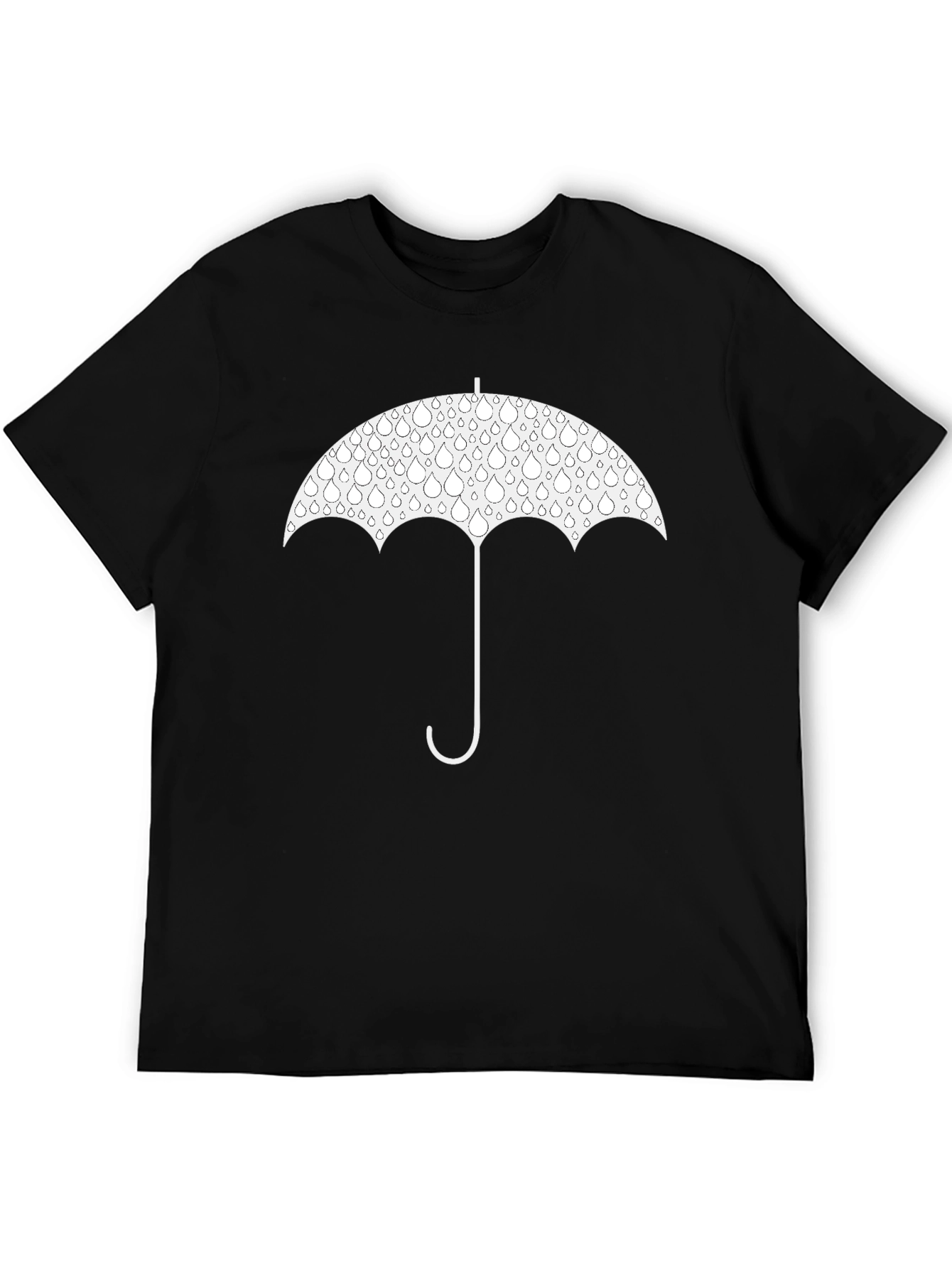 Umbrella Raindrop Graphic T-Shirt