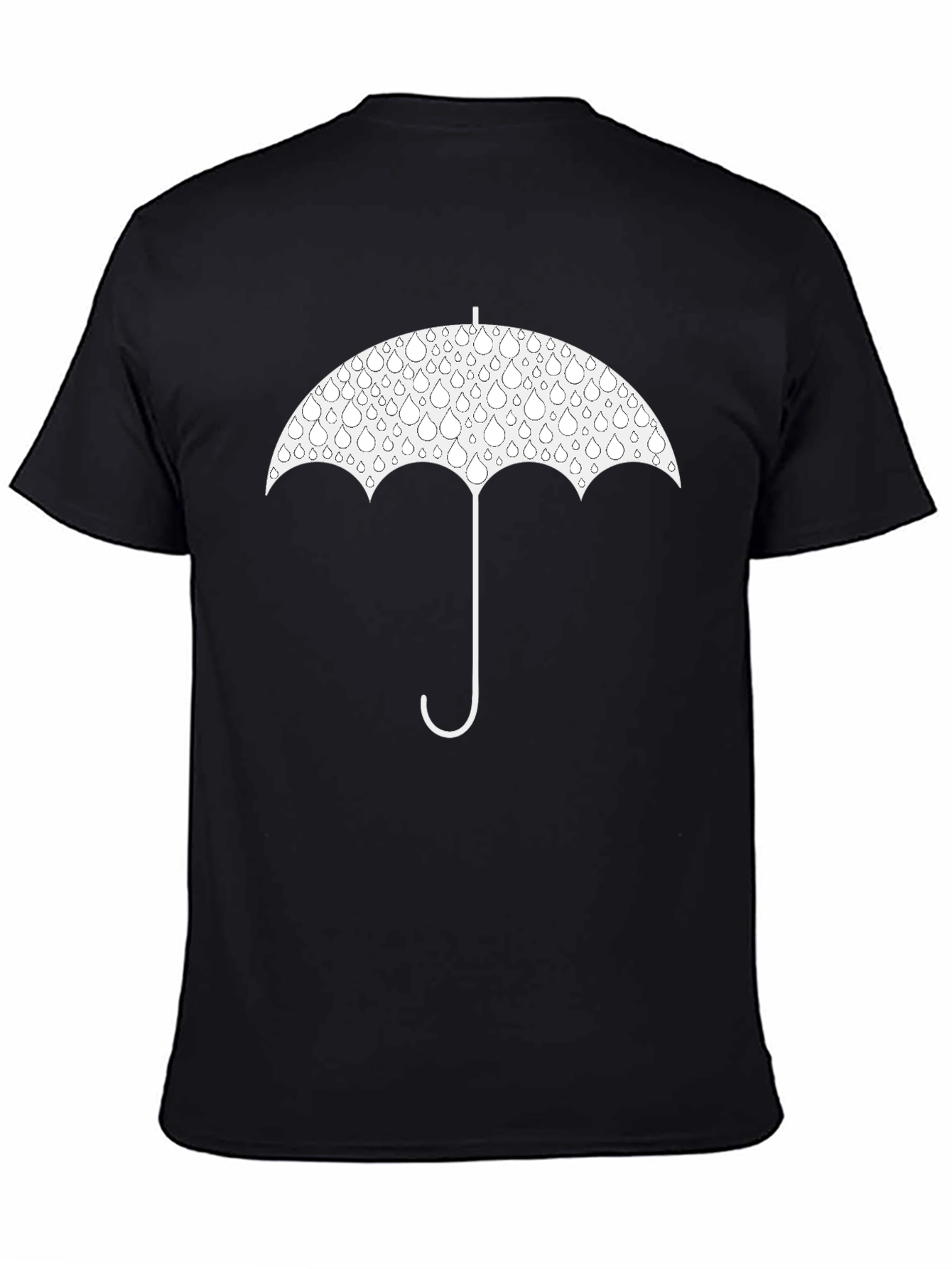 Umbrella Raindrop Graphic T-Shirt